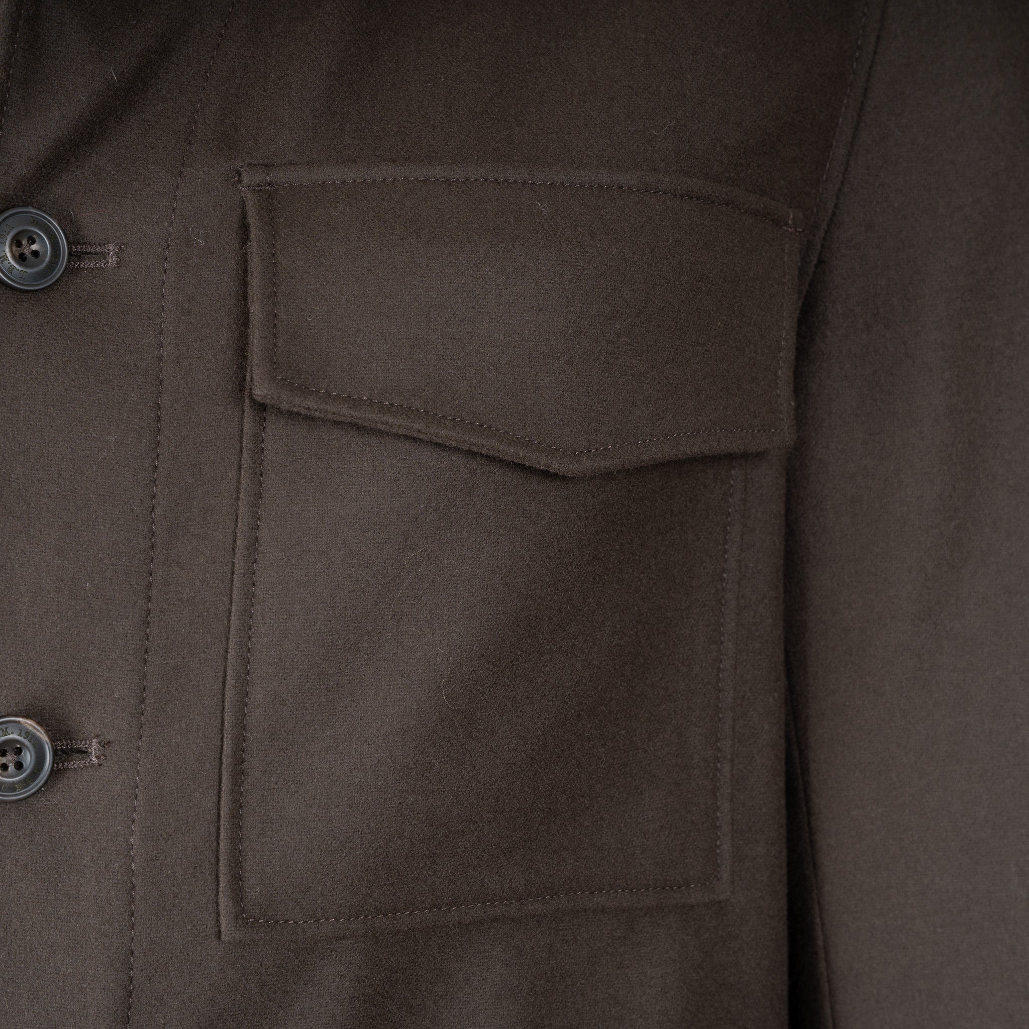 L.B.M. 1911 Overshirt Donkerbruin