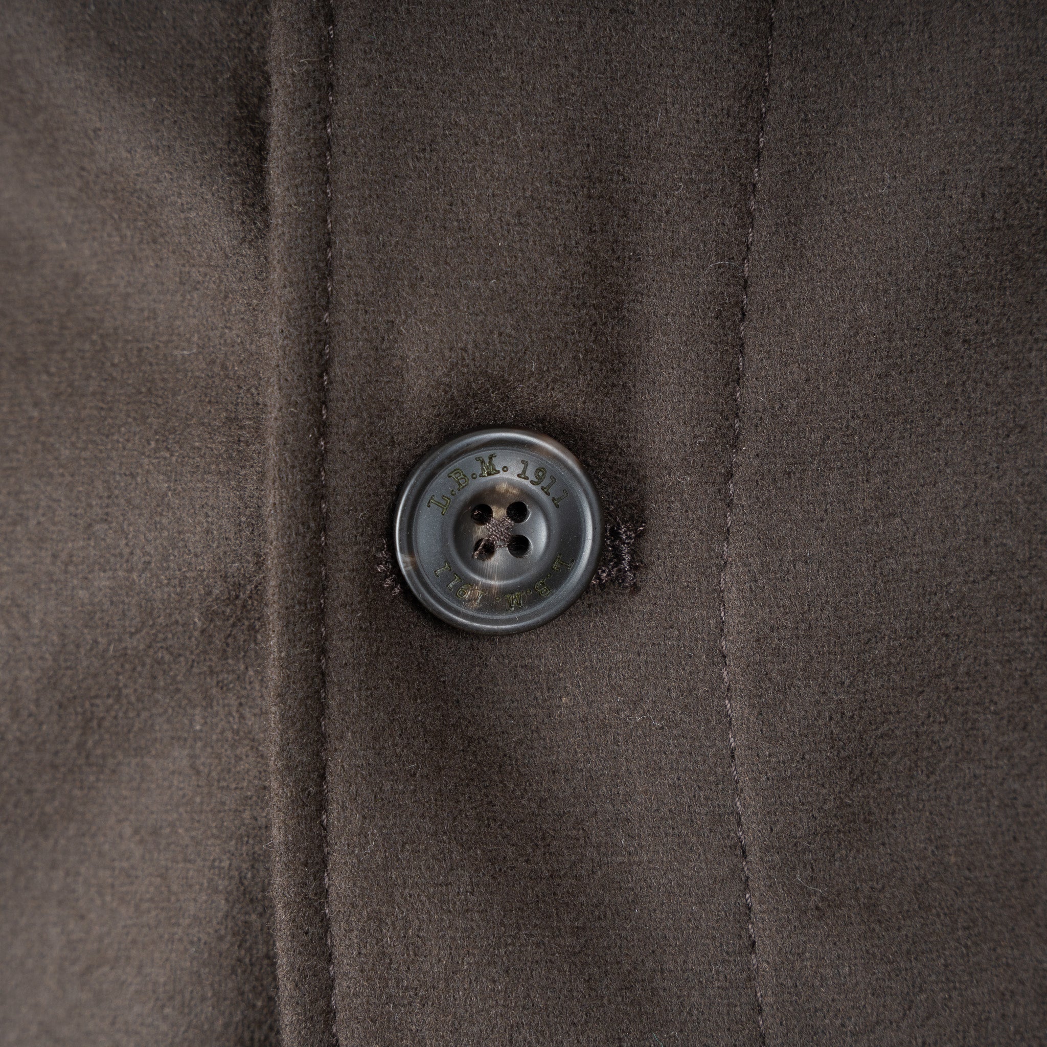L.B.M. 1911 Overshirt Donkerbruin