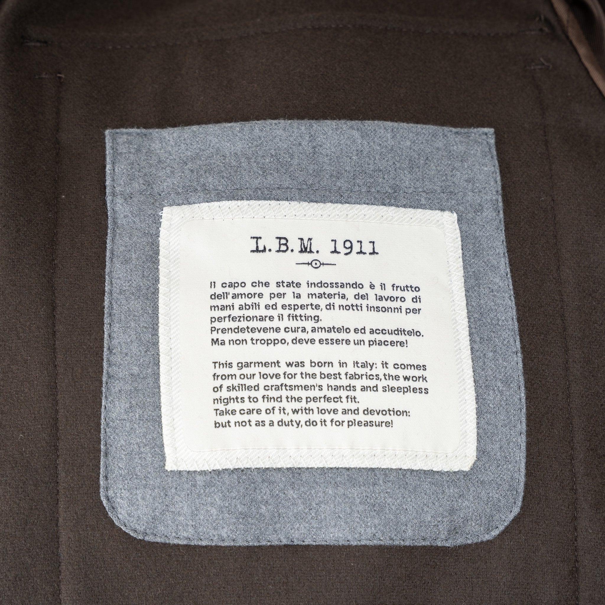 L.B.M. 1911 Overshirt Donkerbruin