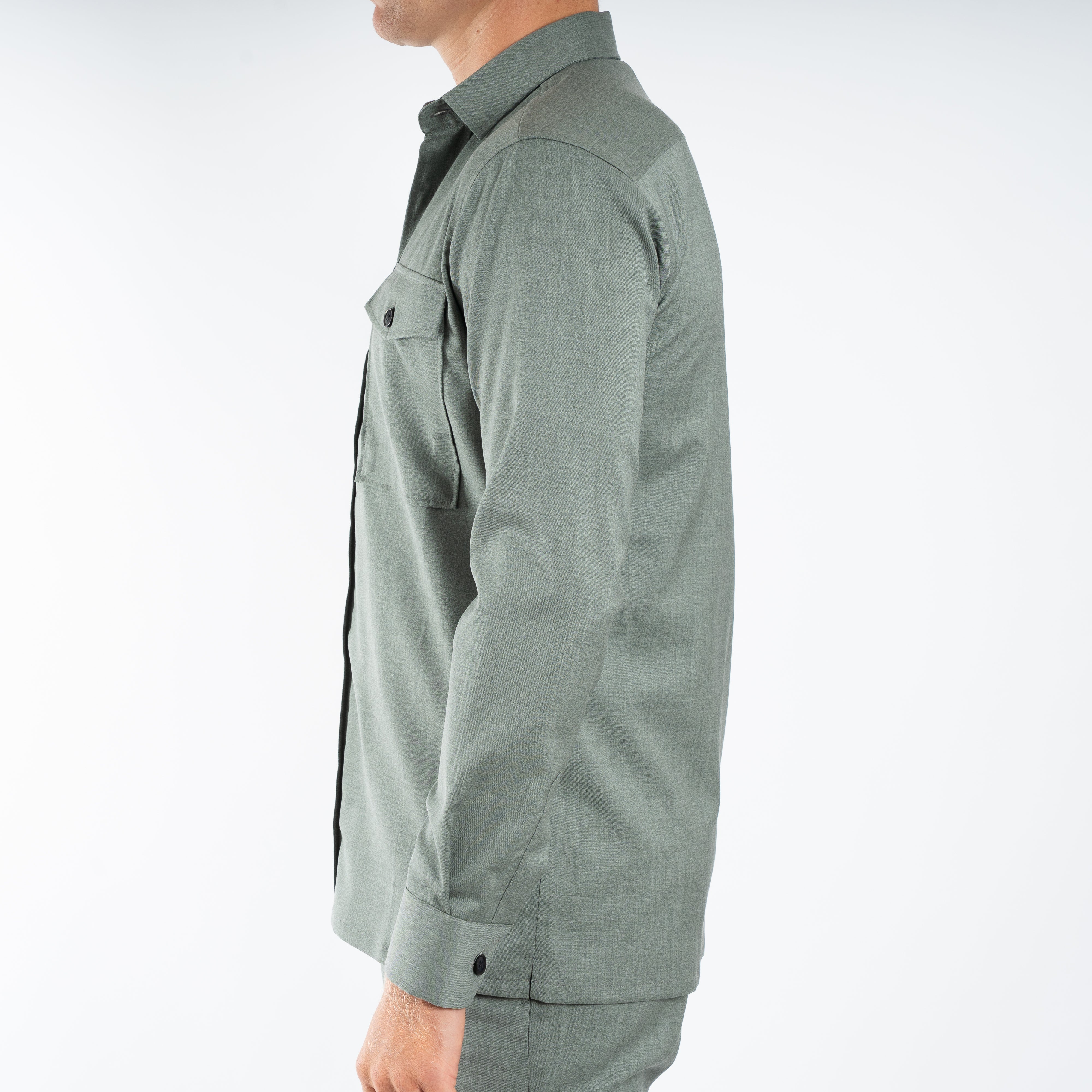Genti Overshirt Groen | Dynamic Fabric