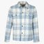 Woolrich Gevoerd Overshirt Lichblauwe Ruit | Alaskan