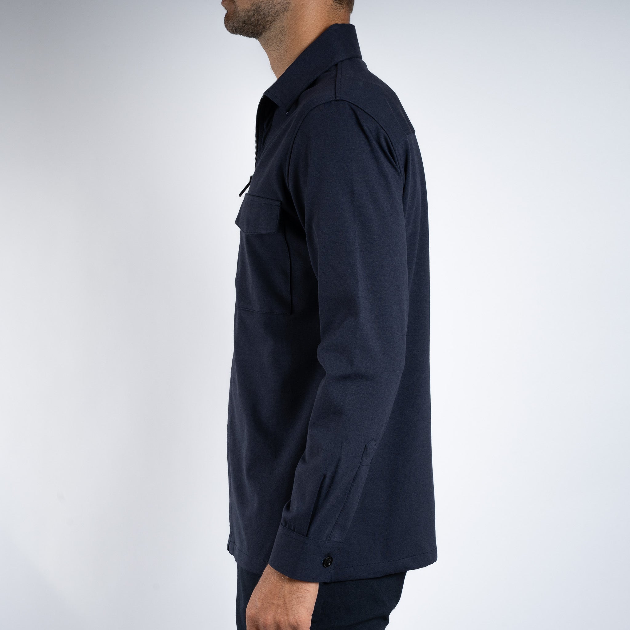 Genti Overshirt Blauw | Dynamic