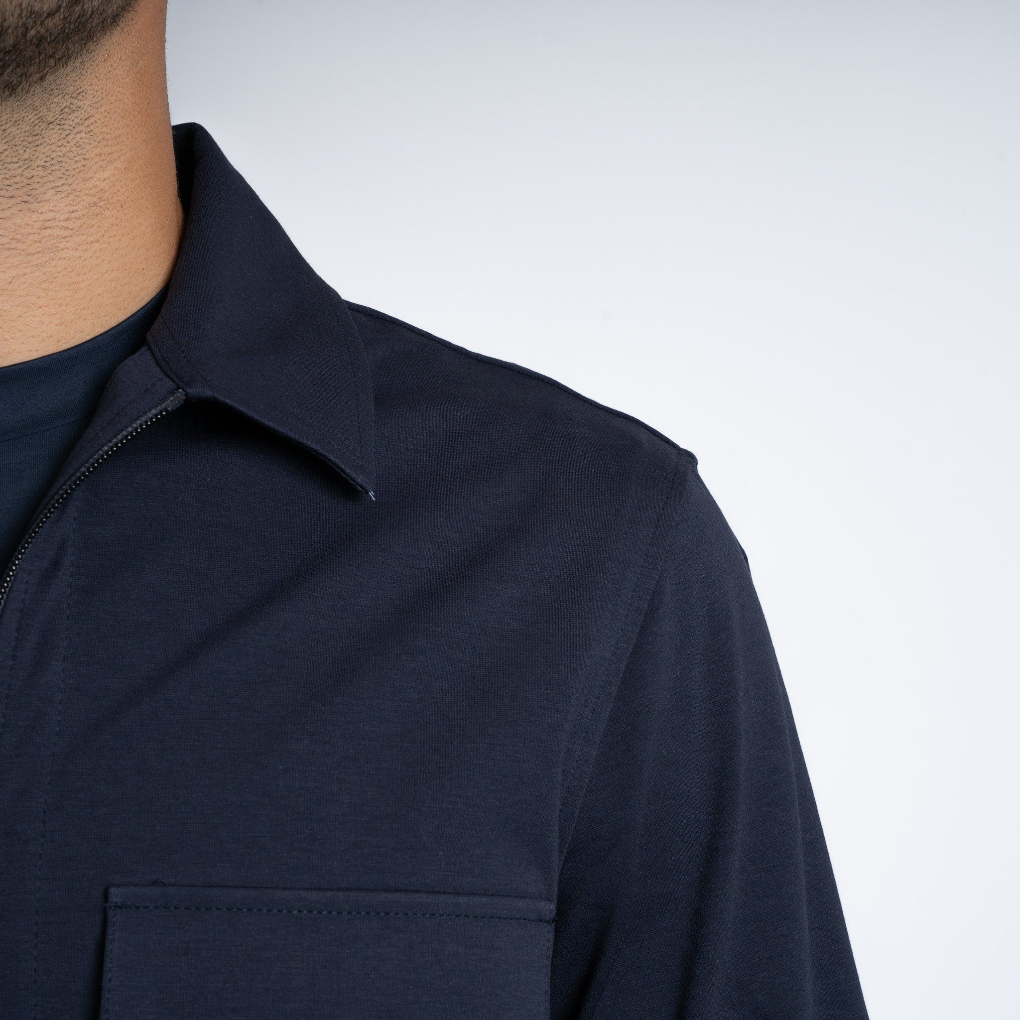 Genti Overshirt Blauw | Dynamic