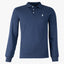 Ralph Lauren Lange Mouwen Polo Blauw | Custom Slim Fit