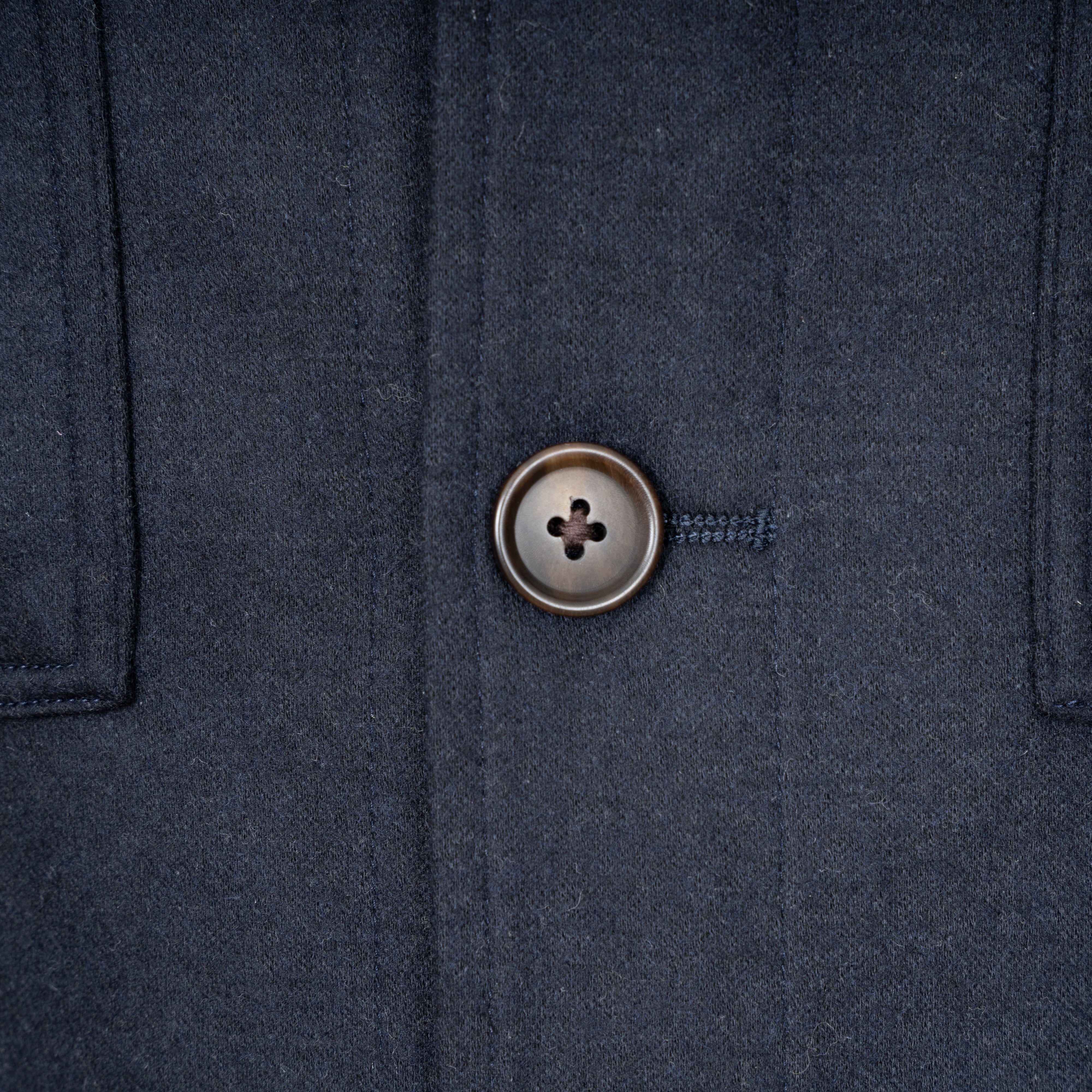 Profuomo Overshirt Donkerblauw | Knitted