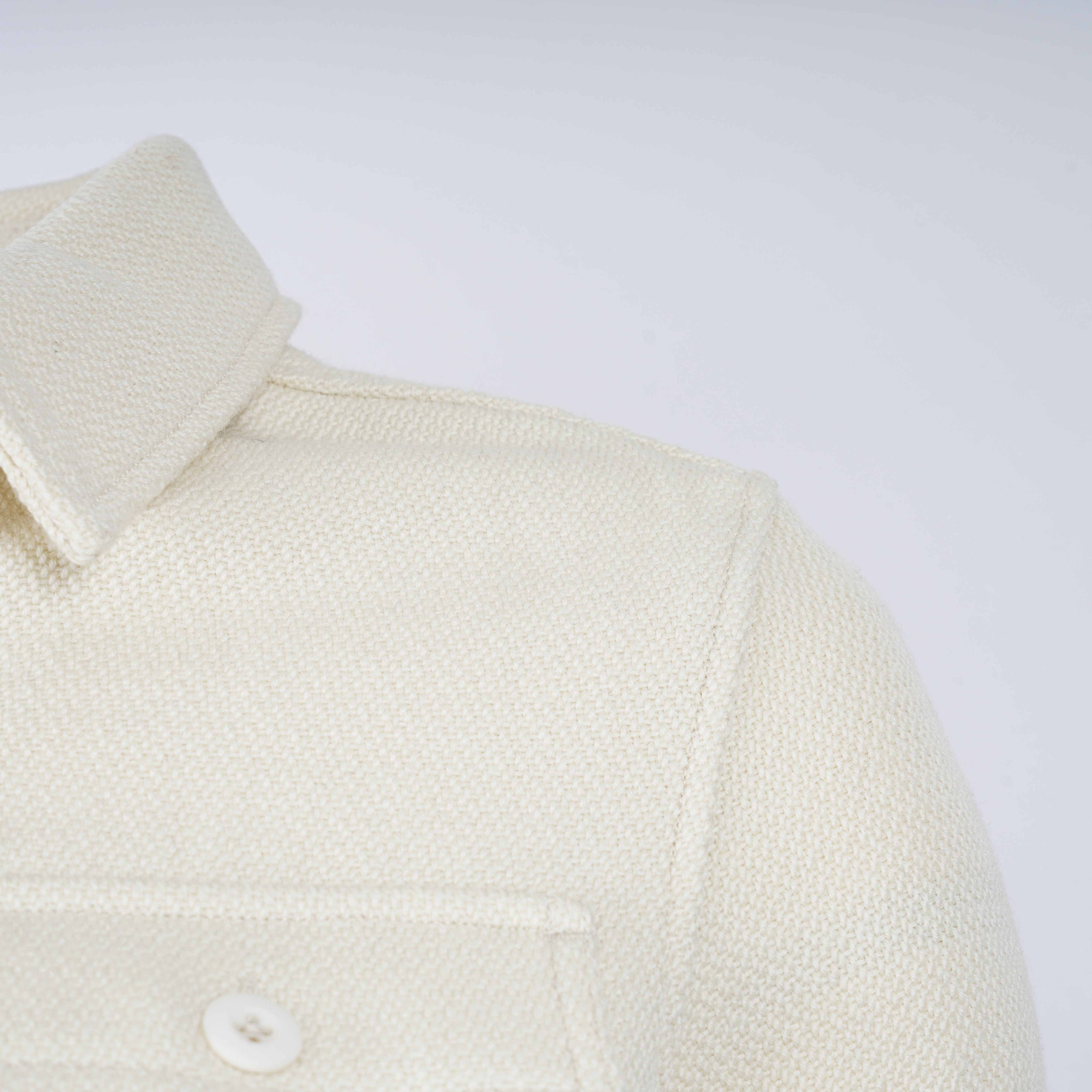 Denham Overshirt Creme | Branson