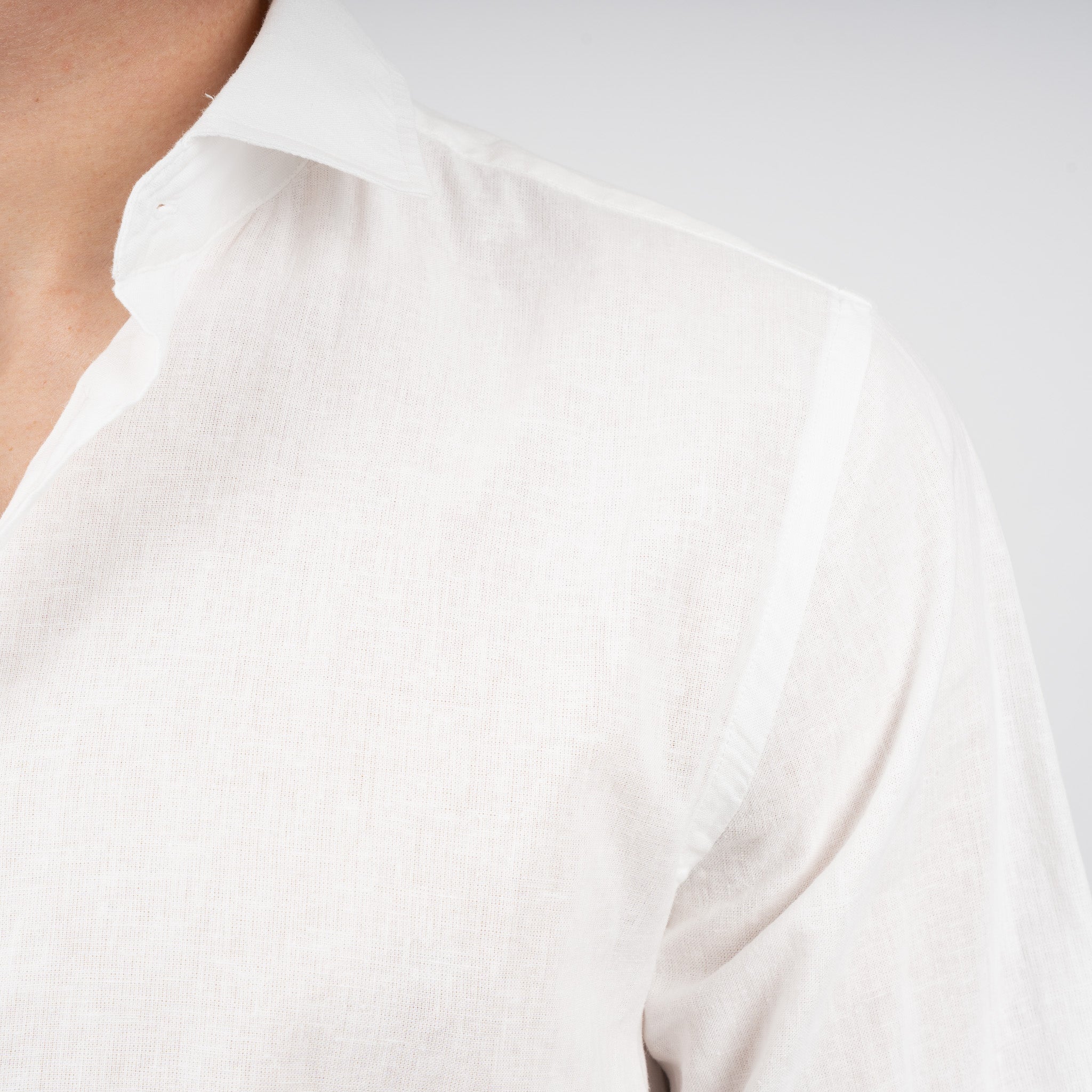 SEVEN DIALS Linnen Overhemd Wit | Jerred