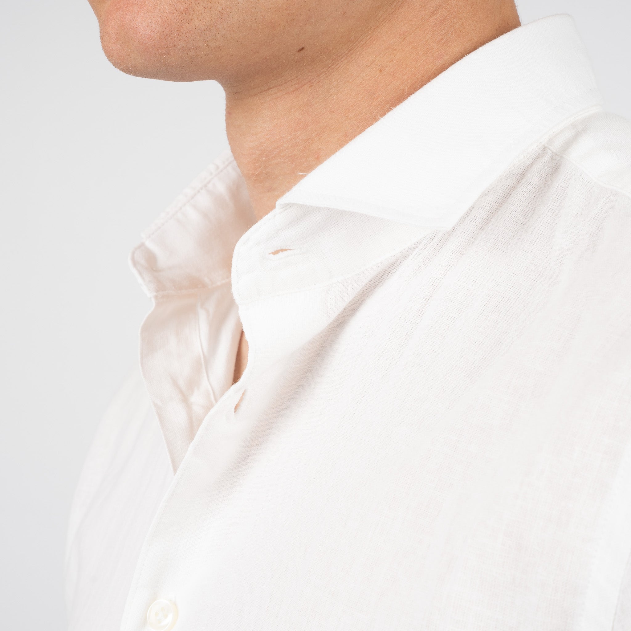 SEVEN DIALS Linnen Overhemd Wit | Jerred