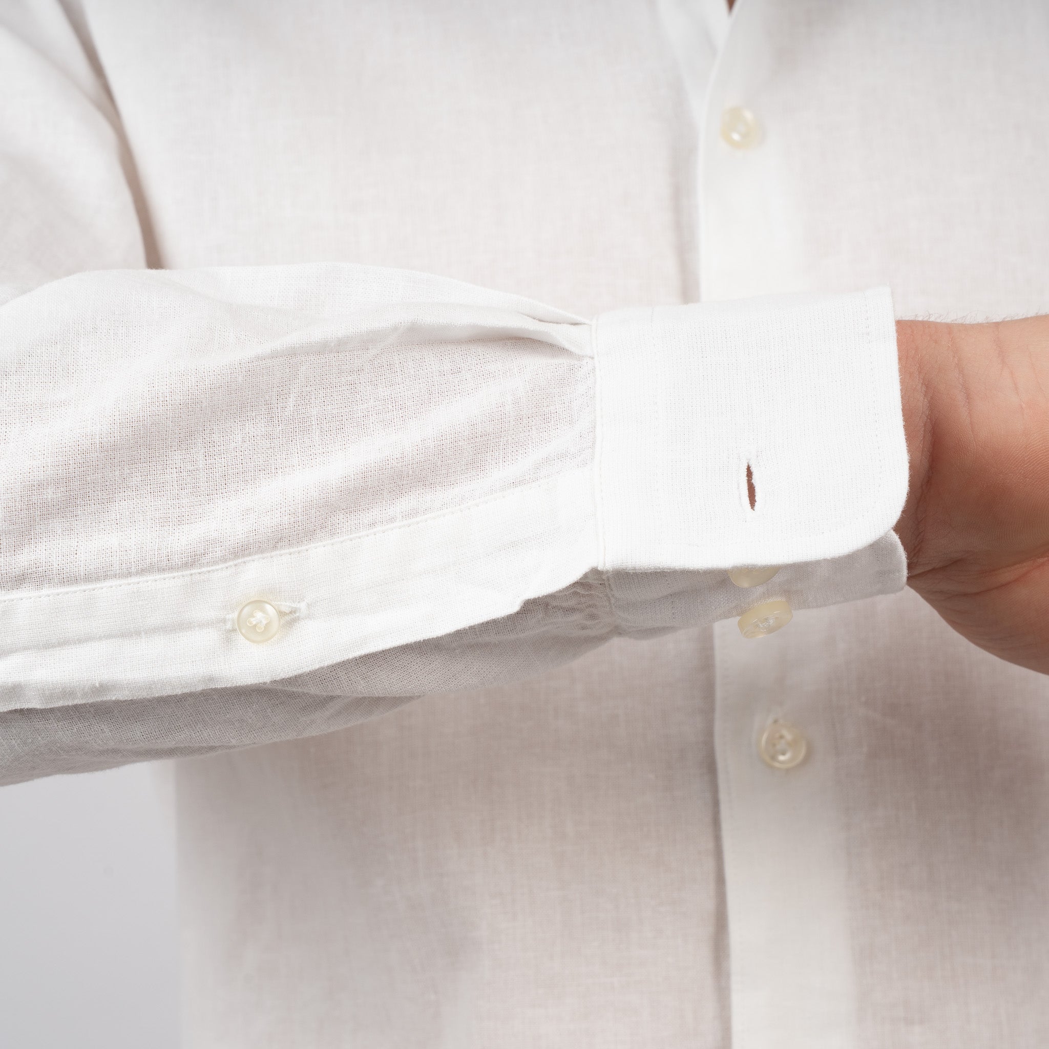 SEVEN DIALS Linnen Overhemd Wit | Jerred