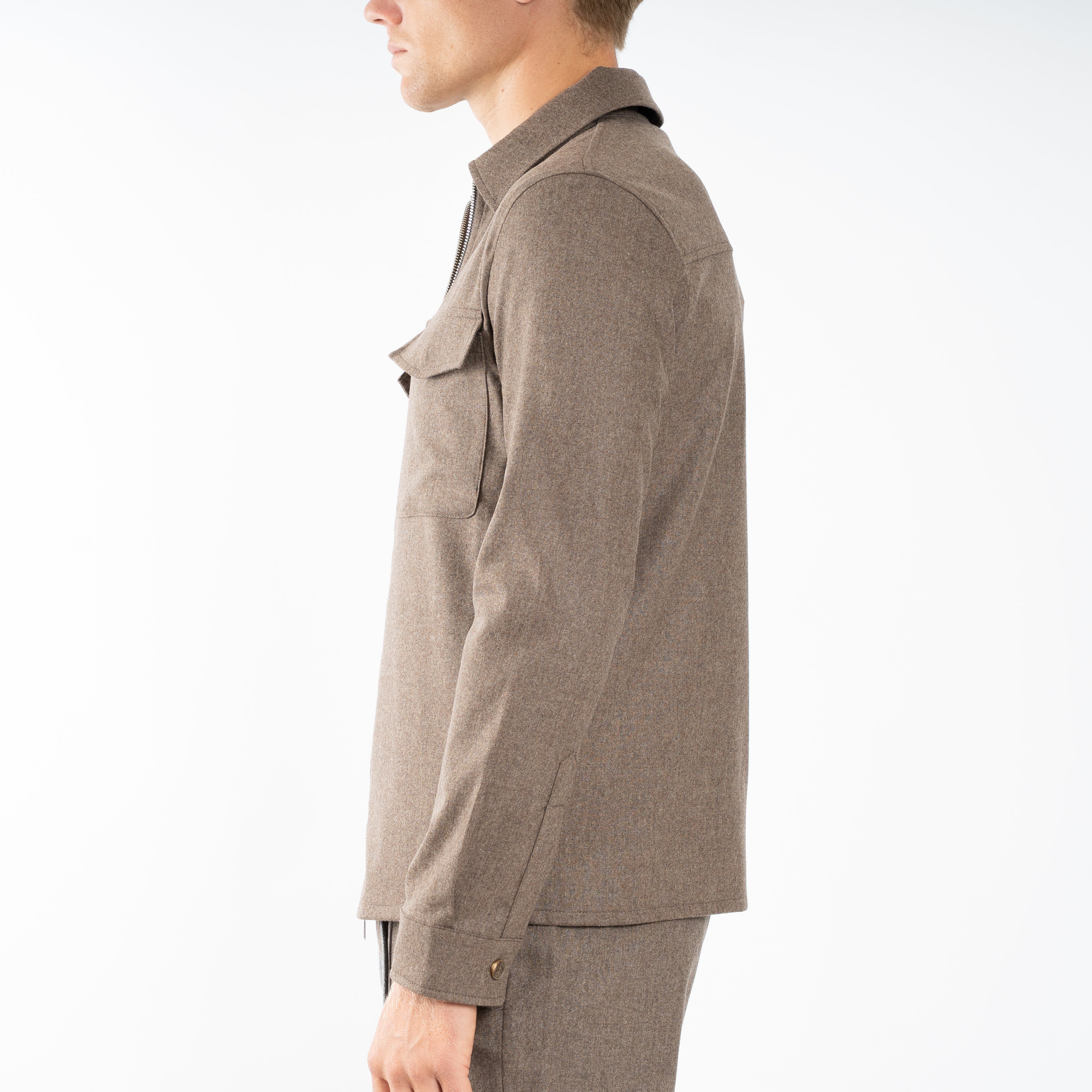 Marco Pescarolo Overshirt Beige | Urus