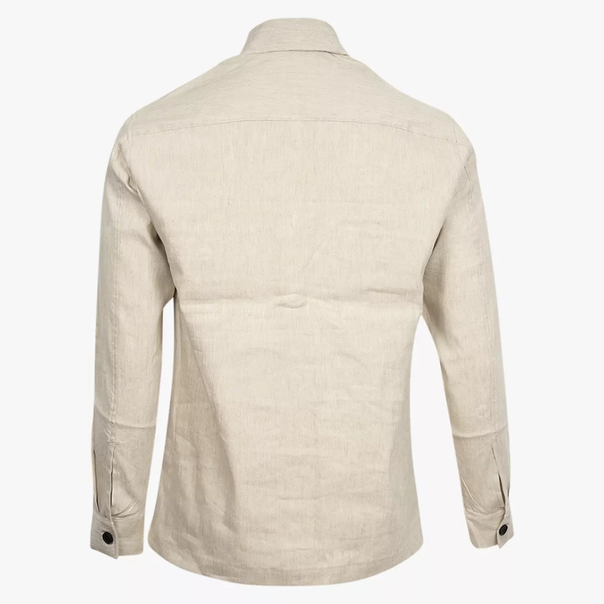 Genti Linnen Overshirt Beige