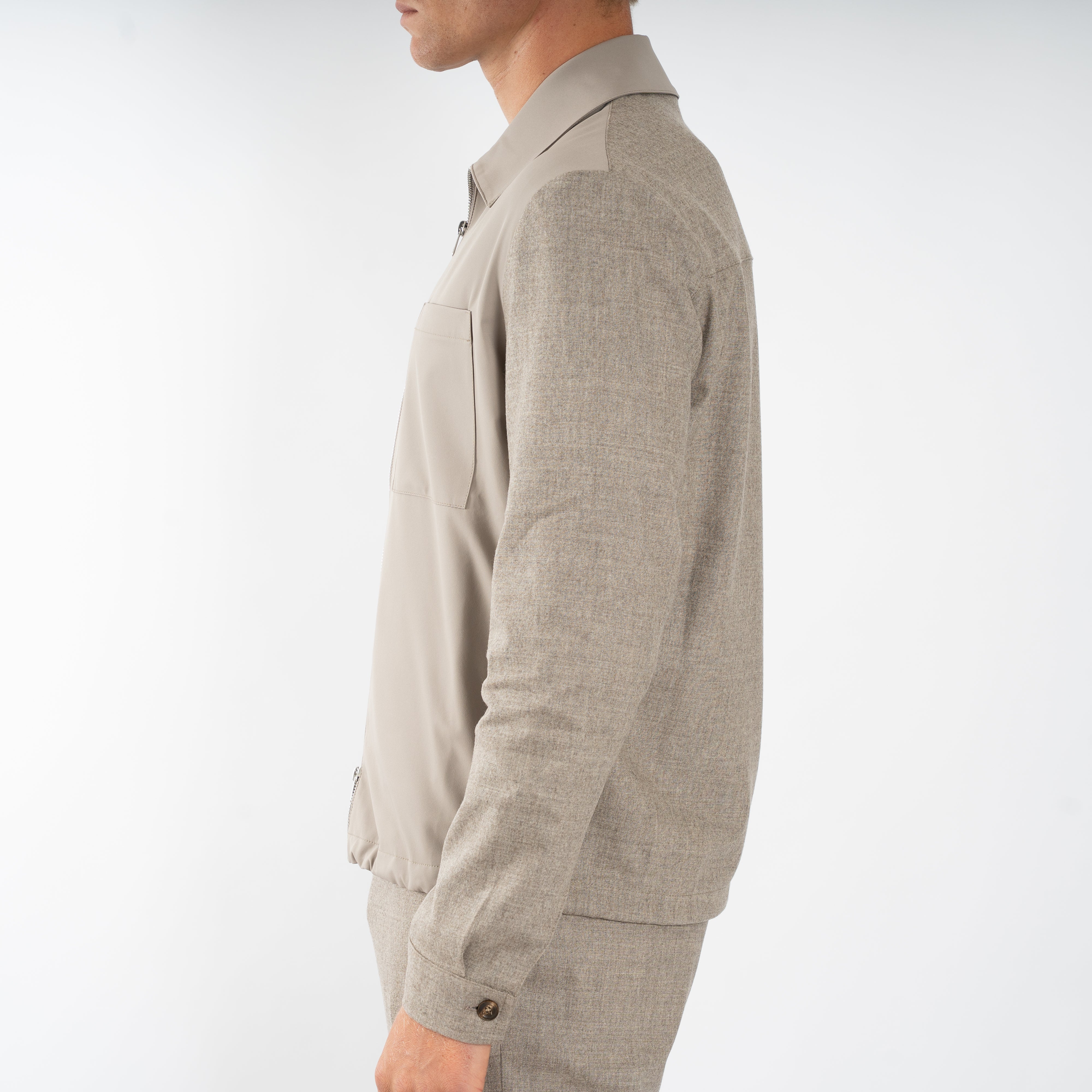 Marco Pescarolo Overshirt Beige | Ventidue