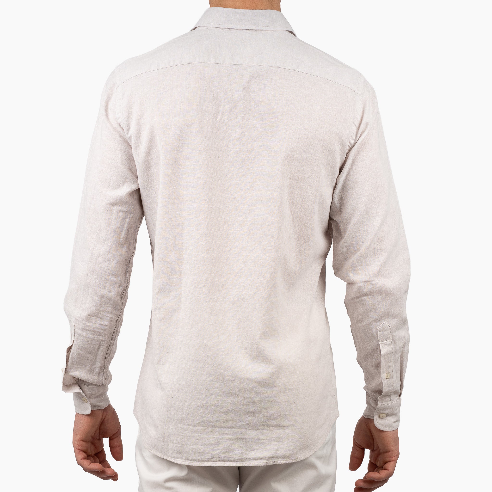 SEVEN DIALS Linnen Overhemd Beige | Jerred