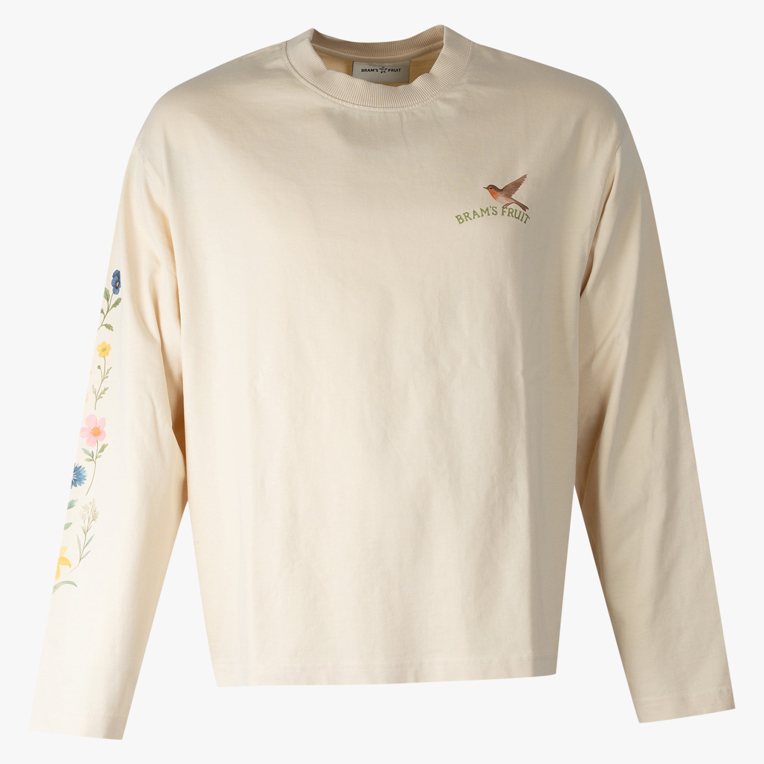 Bram's Fruit Longsleeve Shirt Beige | Robin