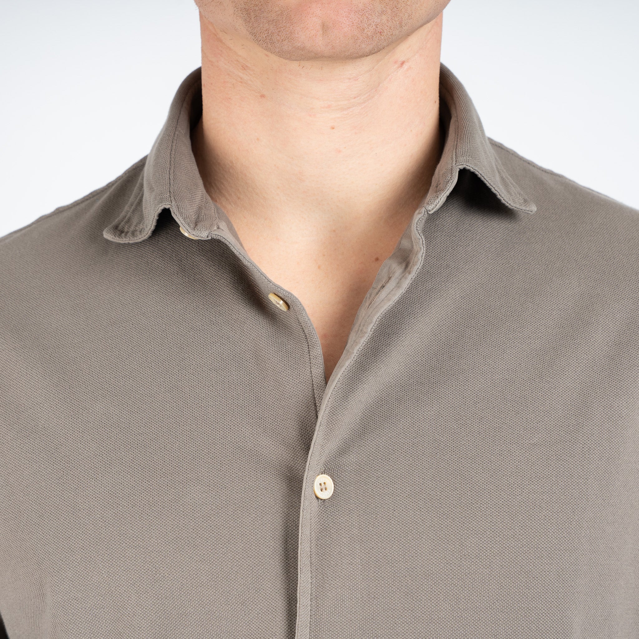 Fedeli Overhemd Taupe | Steve