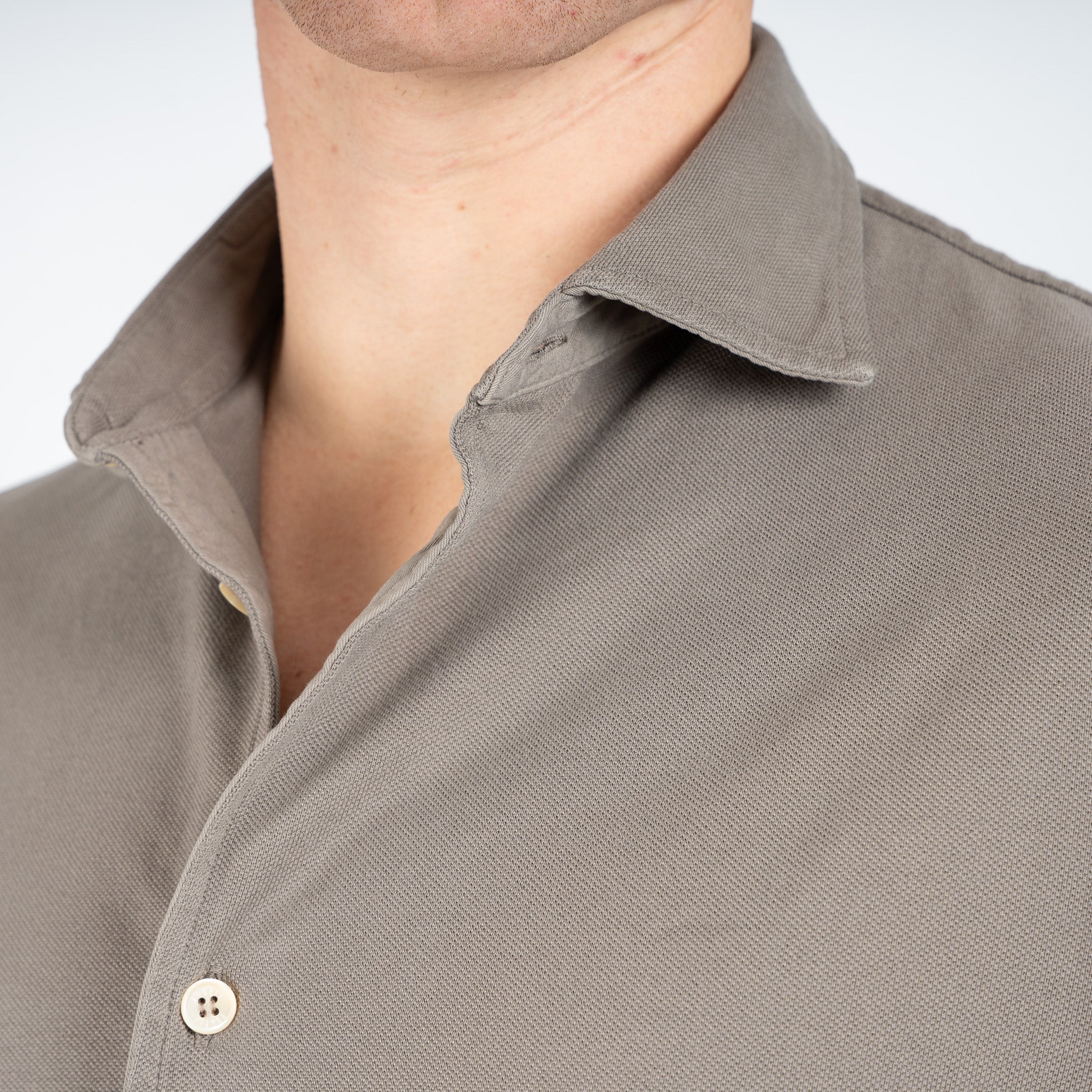 Fedeli Overhemd Taupe | Steve