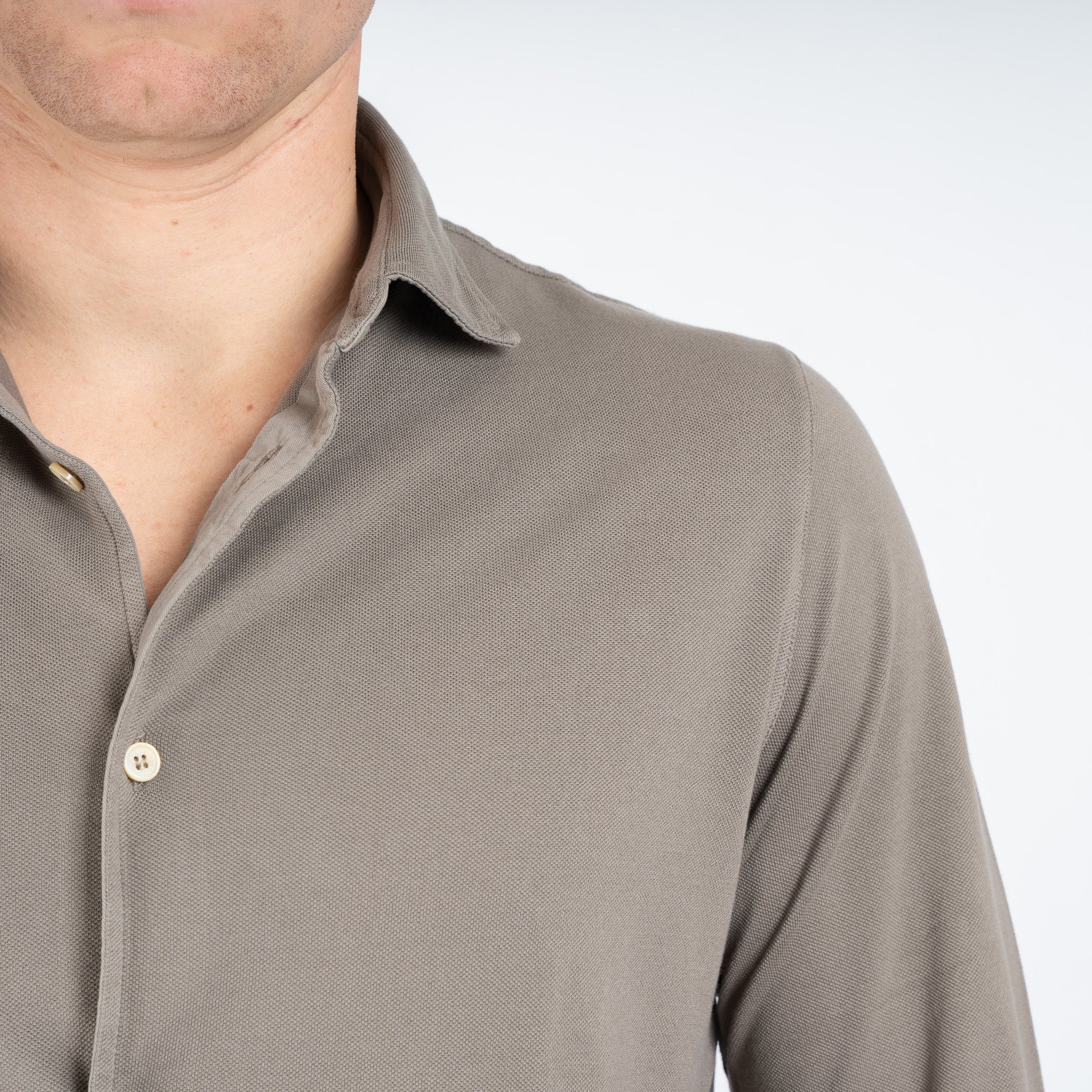 Fedeli Overhemd Taupe | Steve