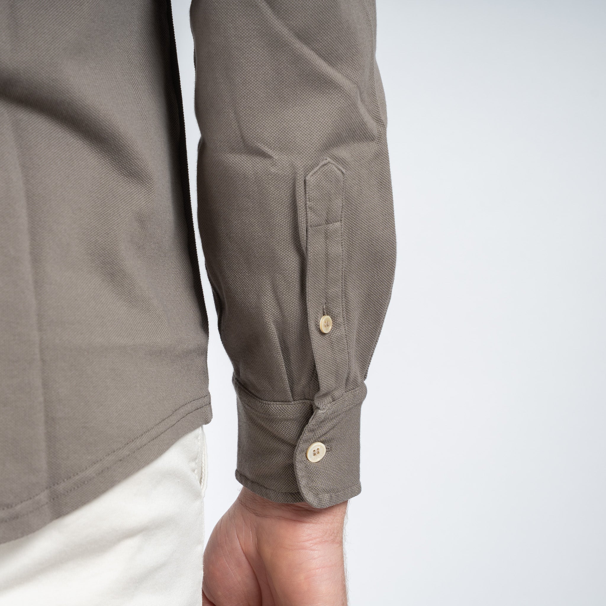 Fedeli Overhemd Taupe | Steve