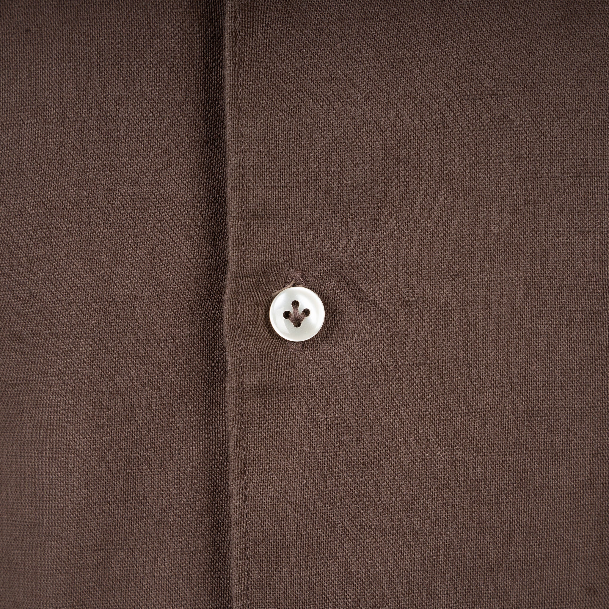 SEVEN DIALS Linnen Overhemd Bruin | Jerred