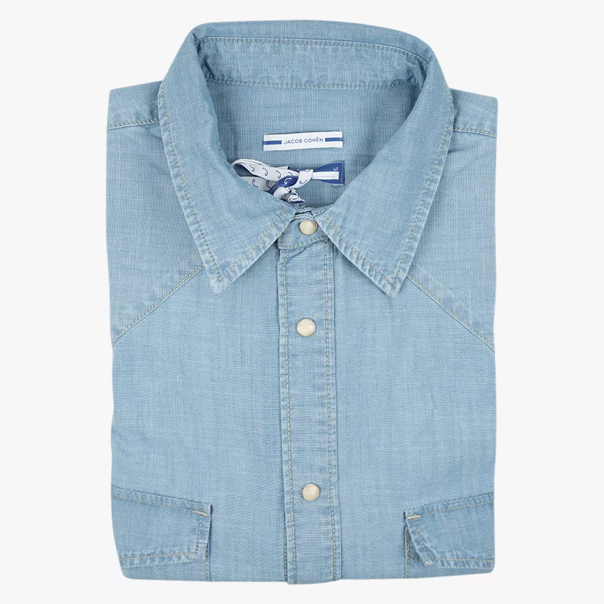 Jacob Cohen Overhemd Lichtblauw | Denim Shirt