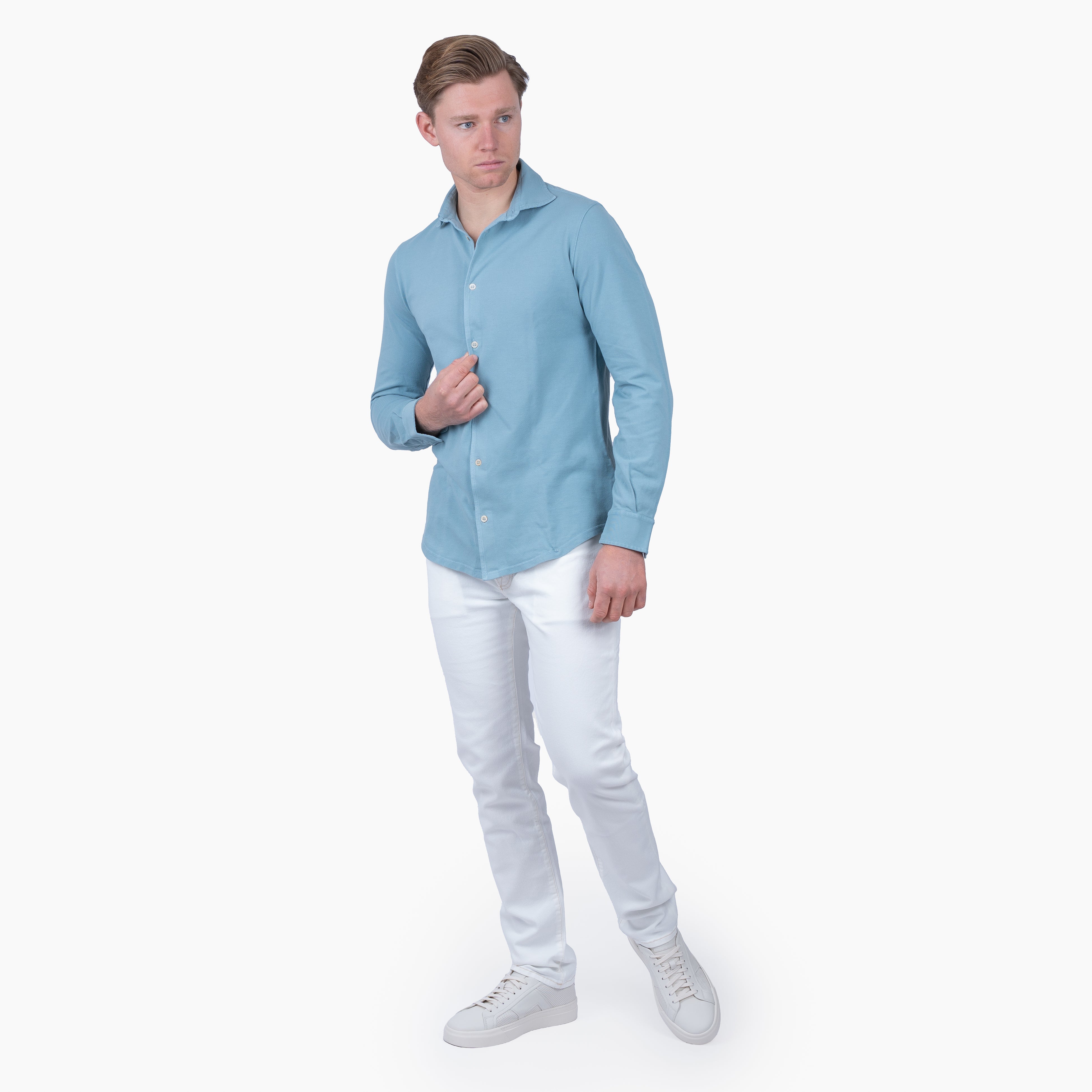 Fedeli Overhemd Lichtblauw | Steve