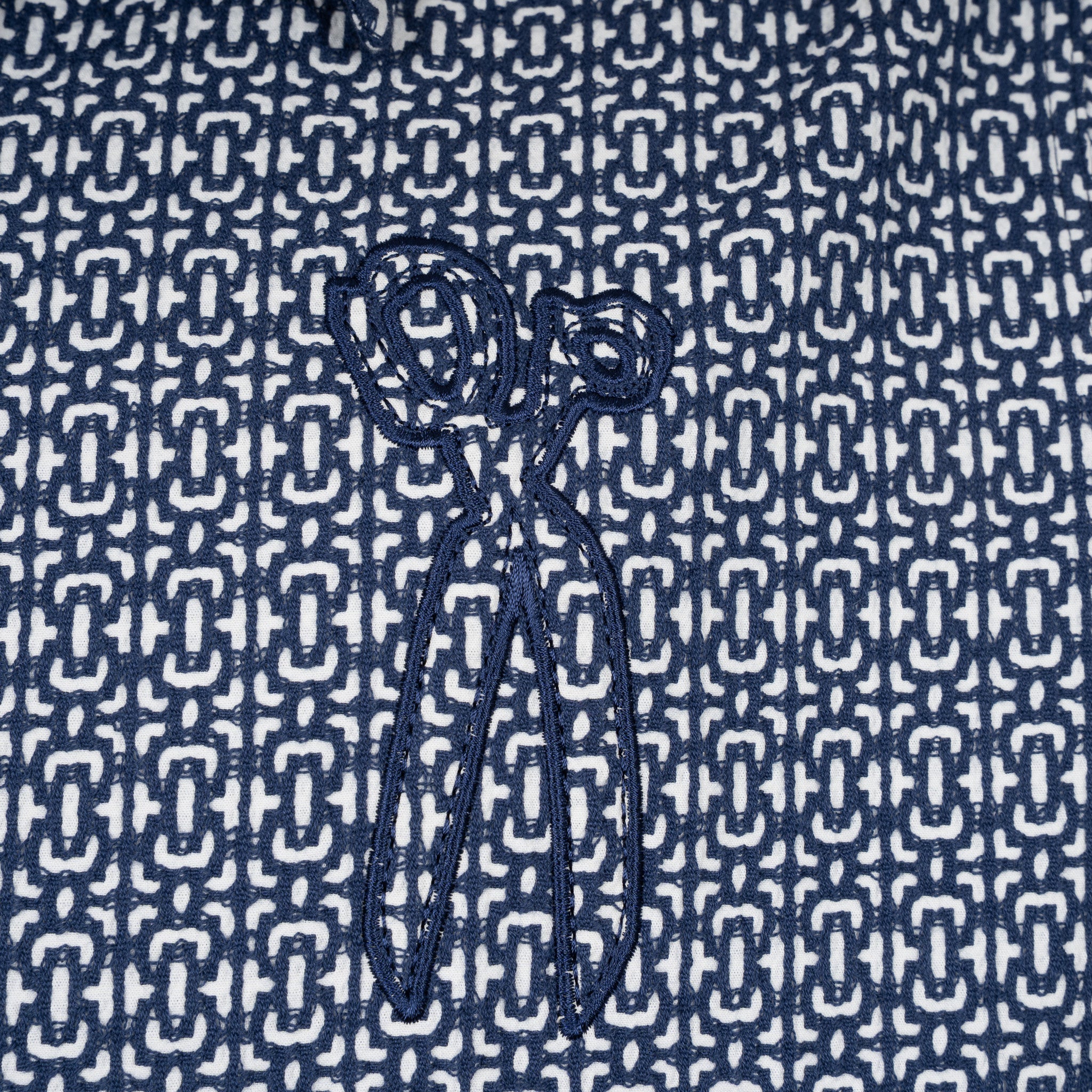 Denham Overshirt Blauw | Patch Zip