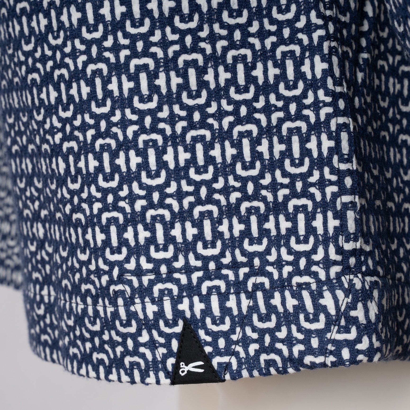 Denham Overshirt Blauw | Patch Zip