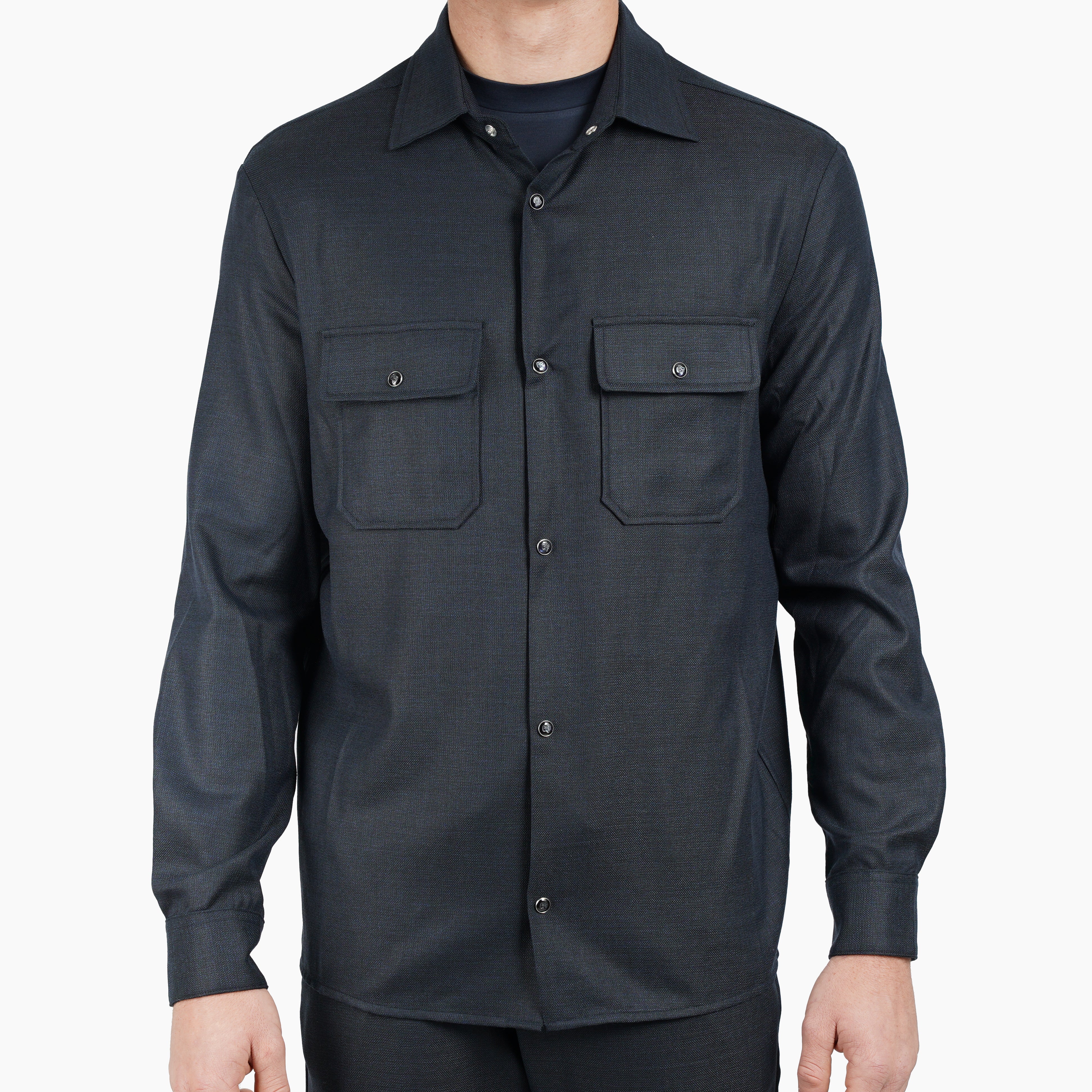 Marco Pescarolo Overshirt Blauw | Next