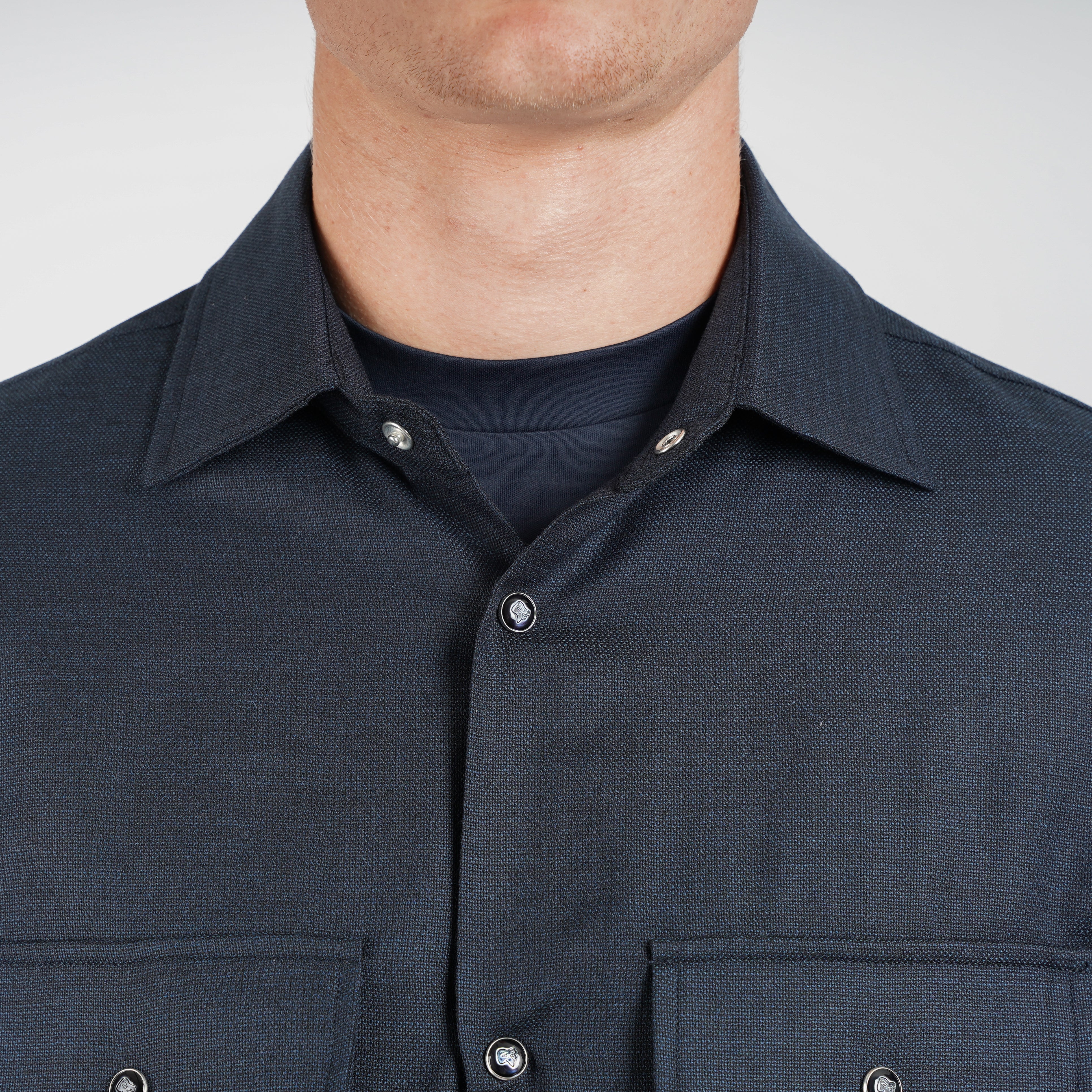 Marco Pescarolo Overshirt Blauw | Next