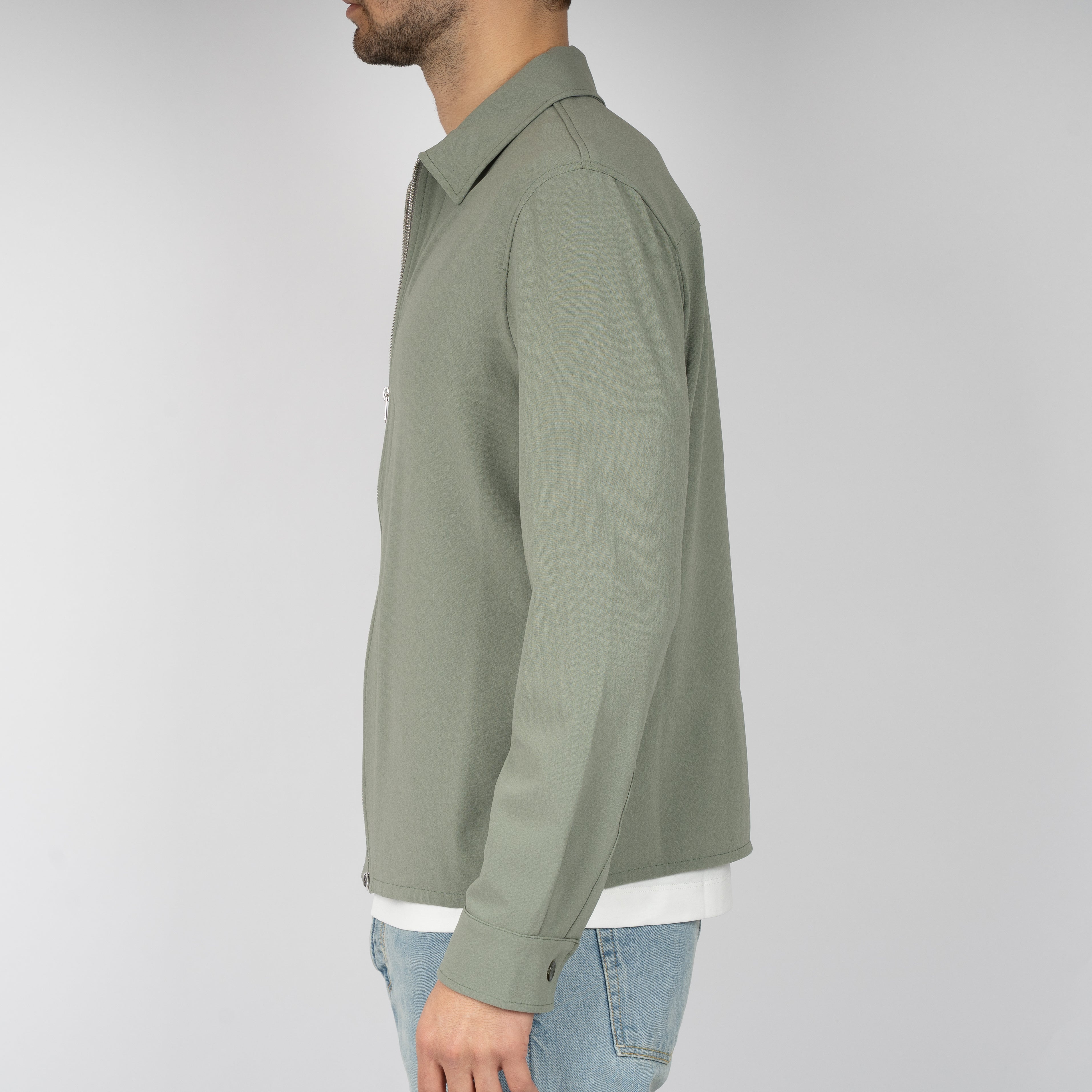 Marco Pescarolo Overshirt Lichtgroen | Avi