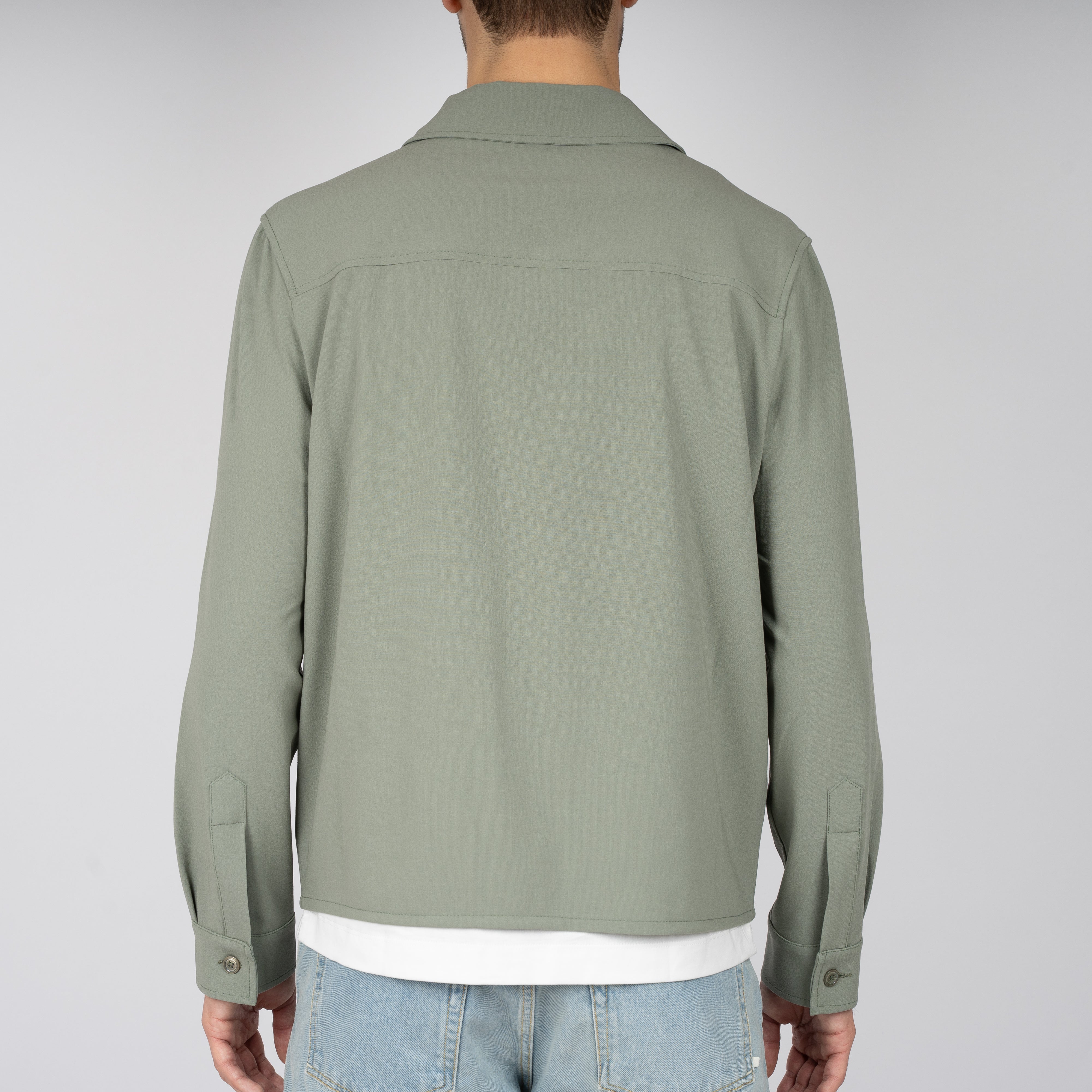 Marco Pescarolo Overshirt Lichtgroen | Avi