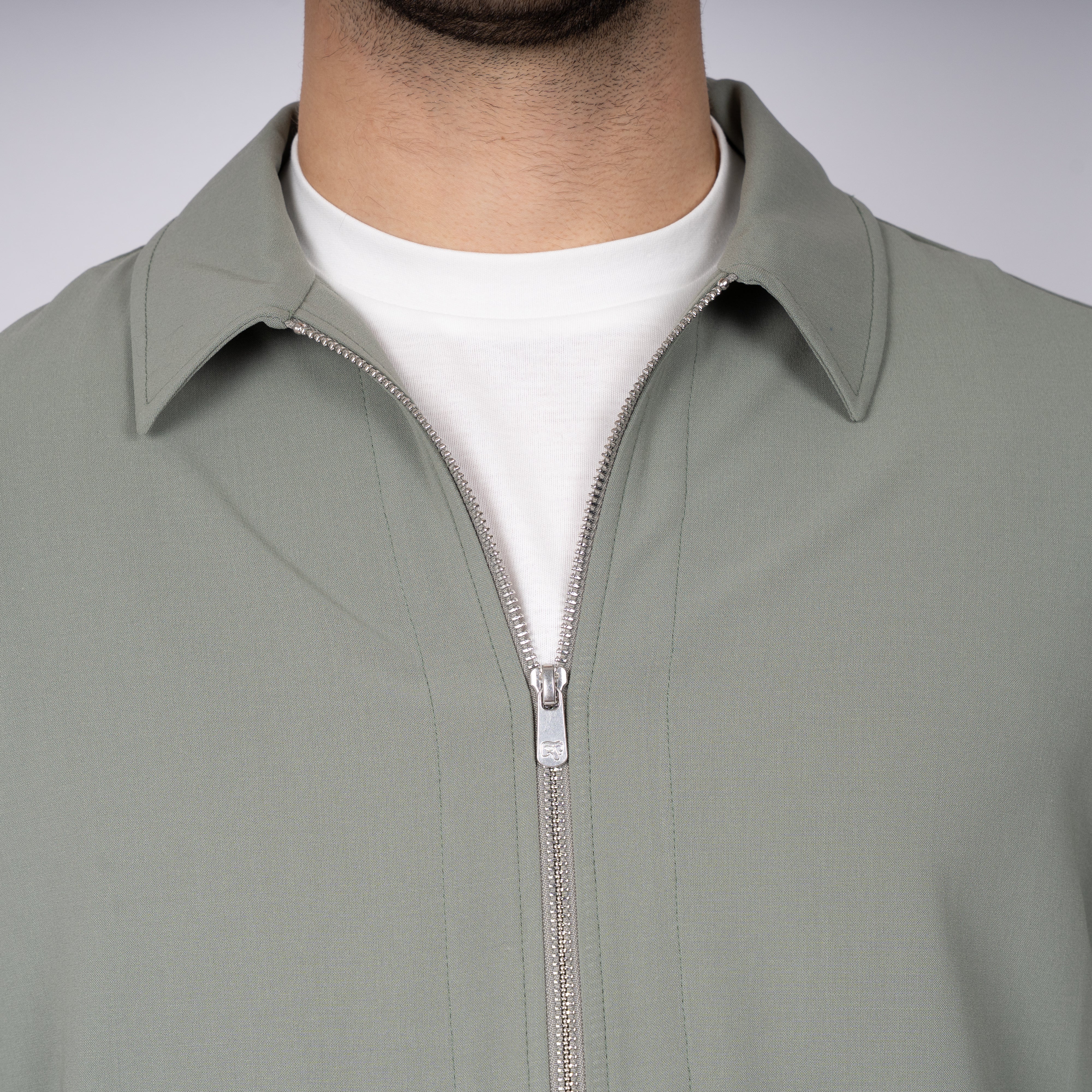 Marco Pescarolo Overshirt Lichtgroen | Avi