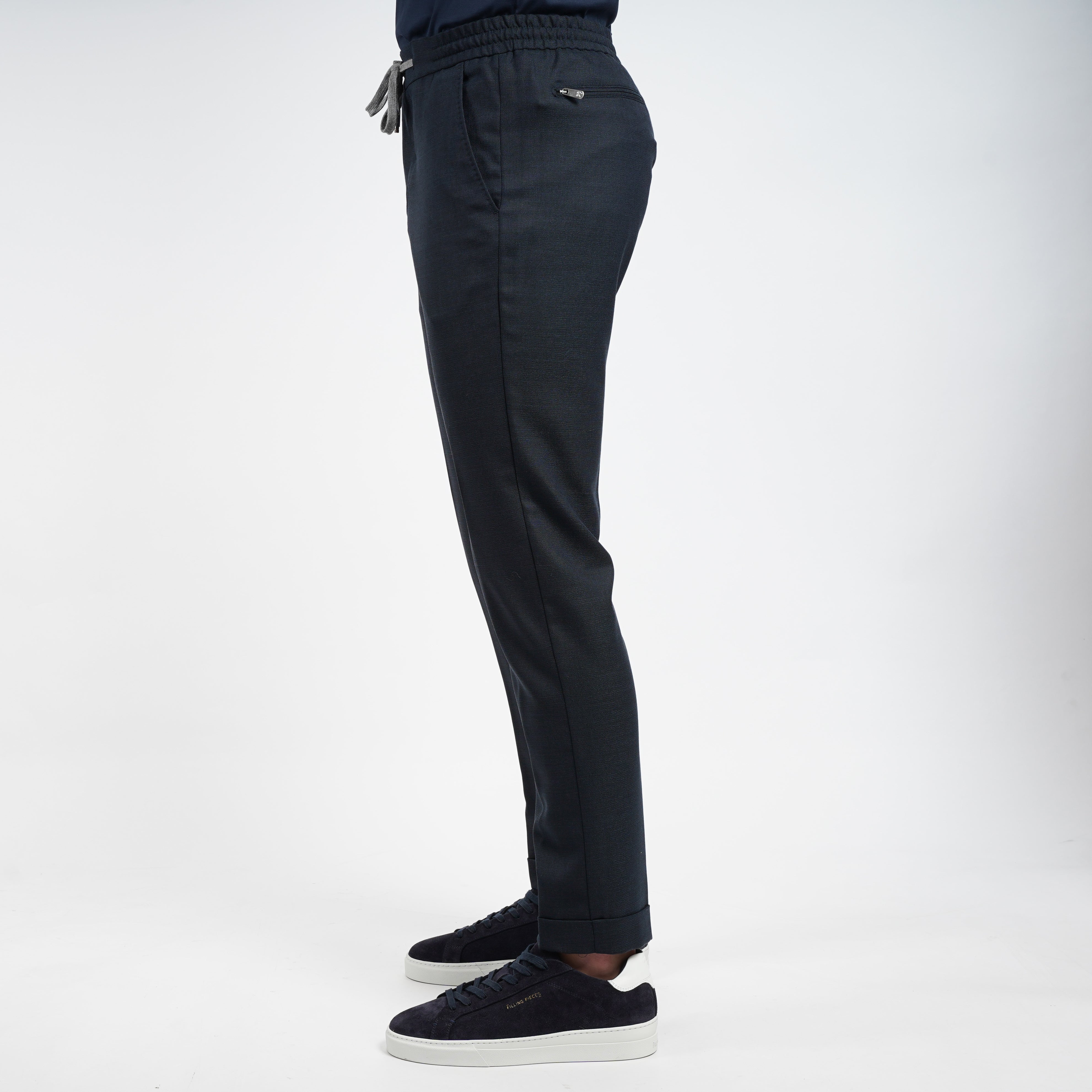 Marco Pescarolo Pantalon Blauw | Caracciolo