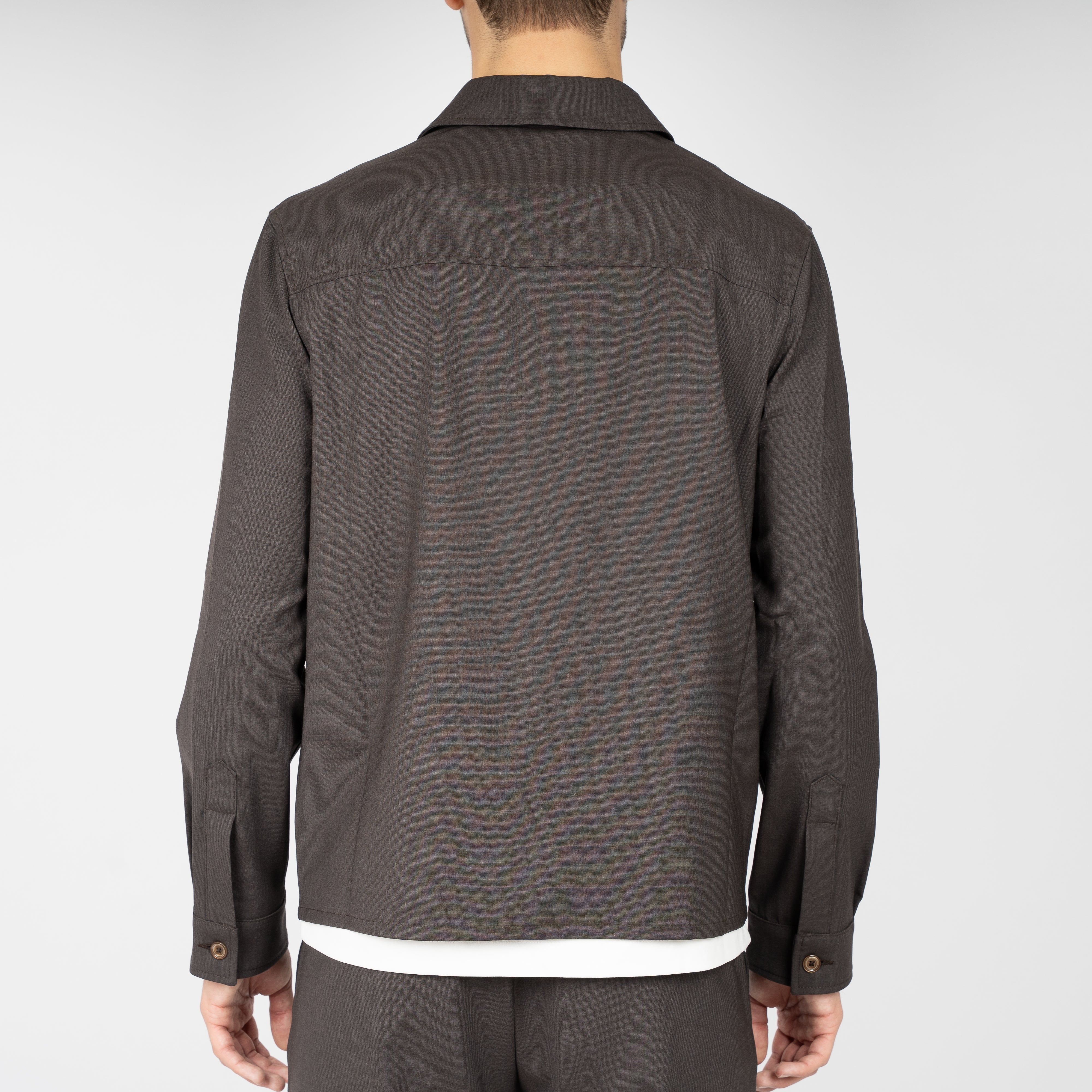 Marco Pescarolo Overshirt Bruin | Urus