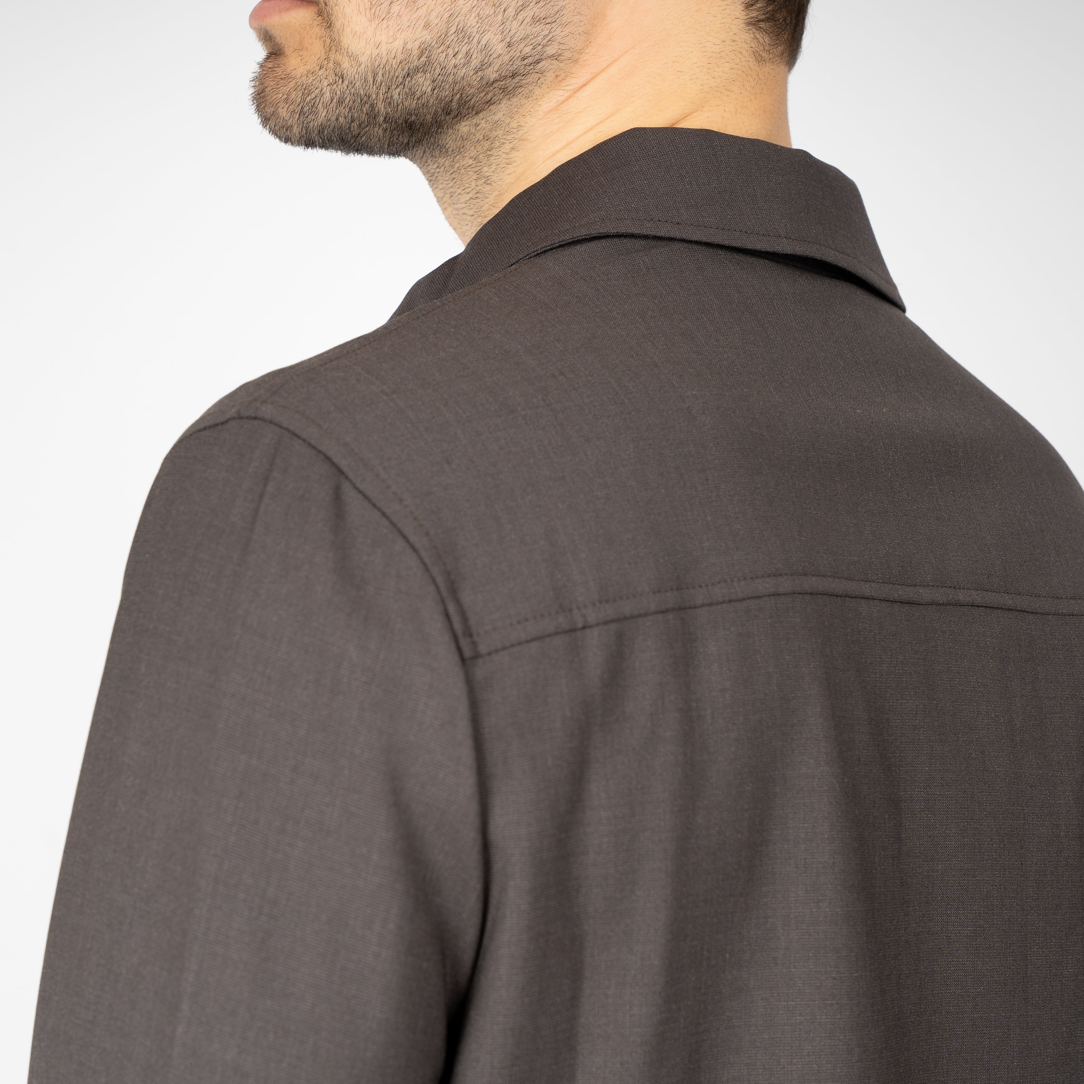 Marco Pescarolo Overshirt Bruin | Urus