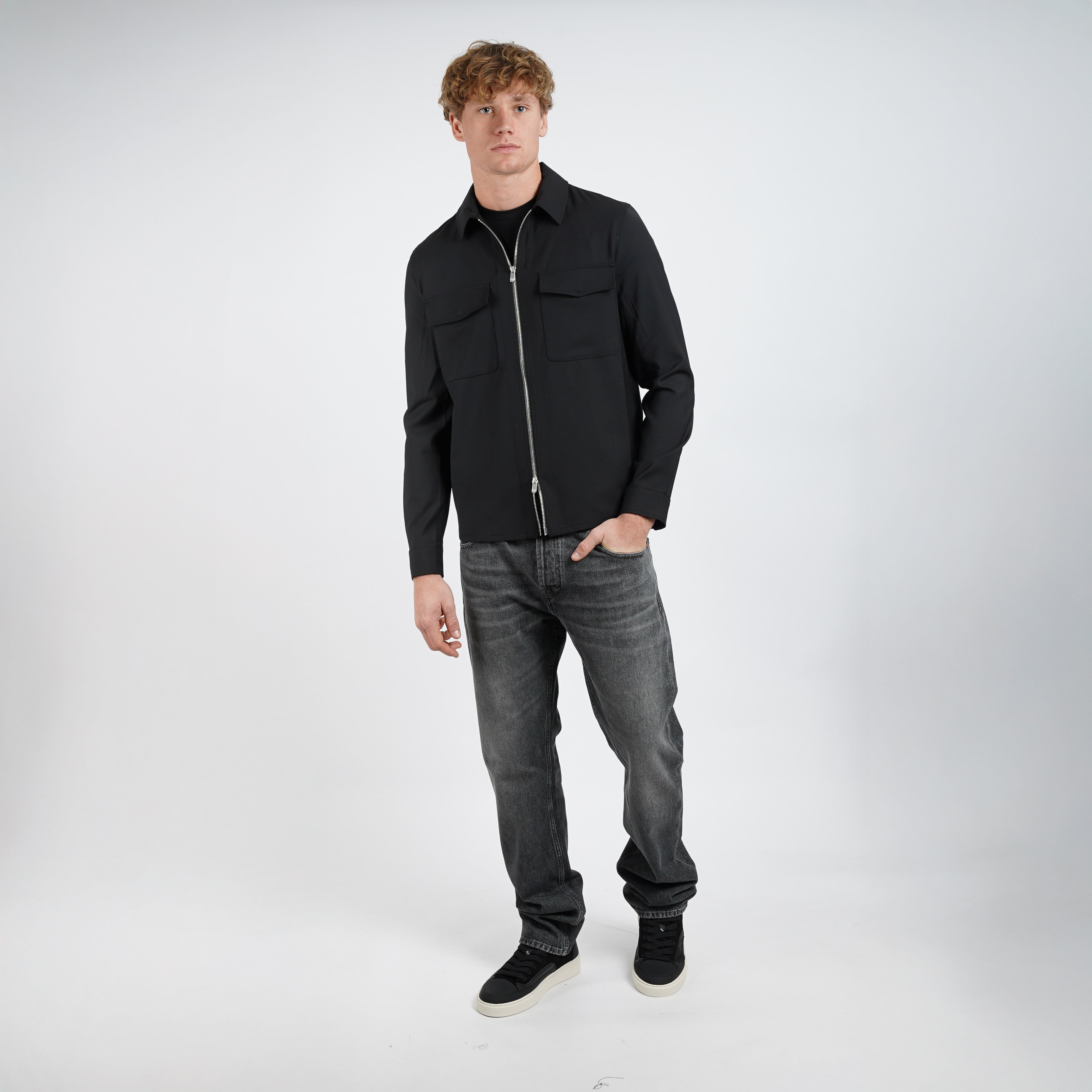 Marco Pescarolo Overshirt Zwart | Urus