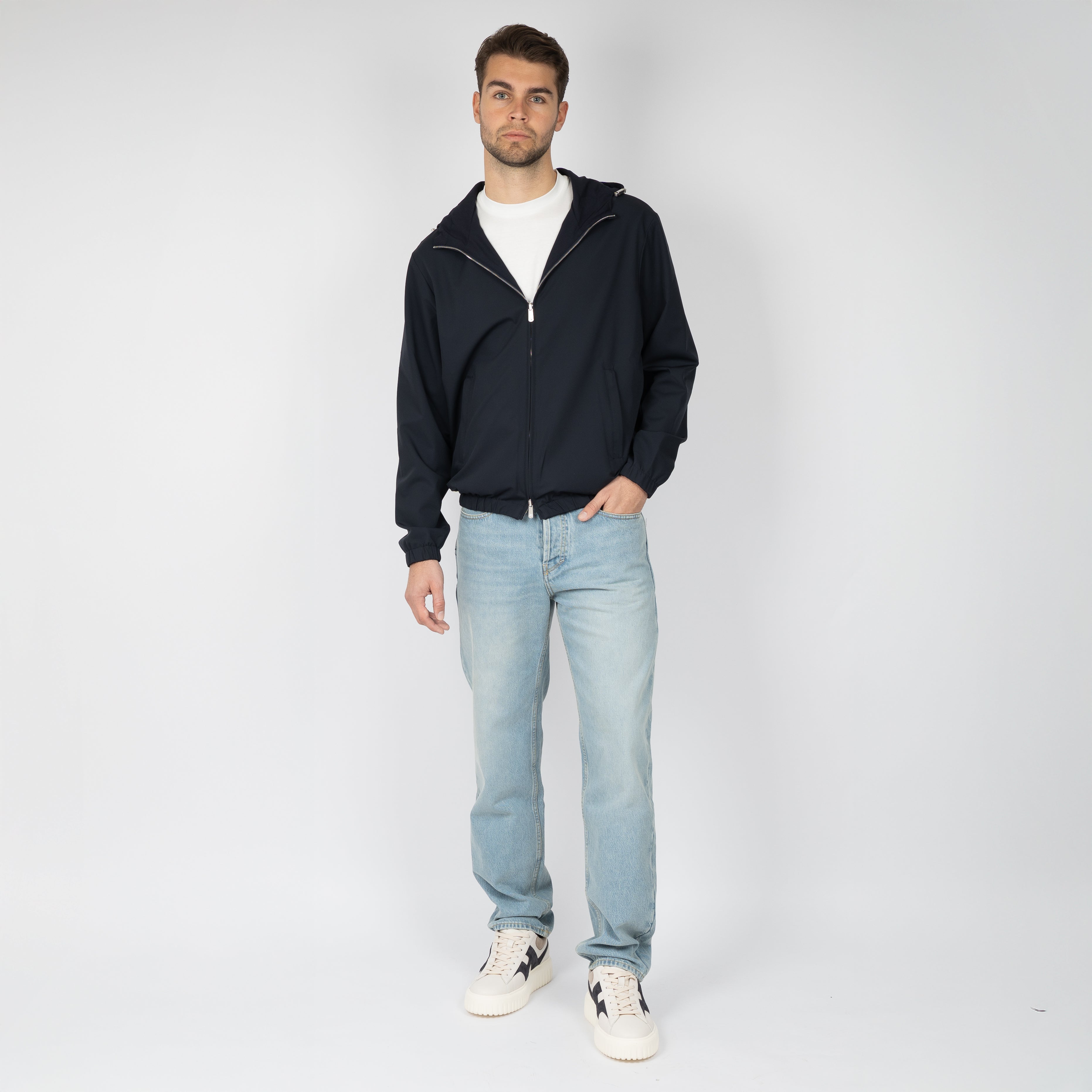 Marco Pescarolo Reversible Jack Donkerblauw | Macan