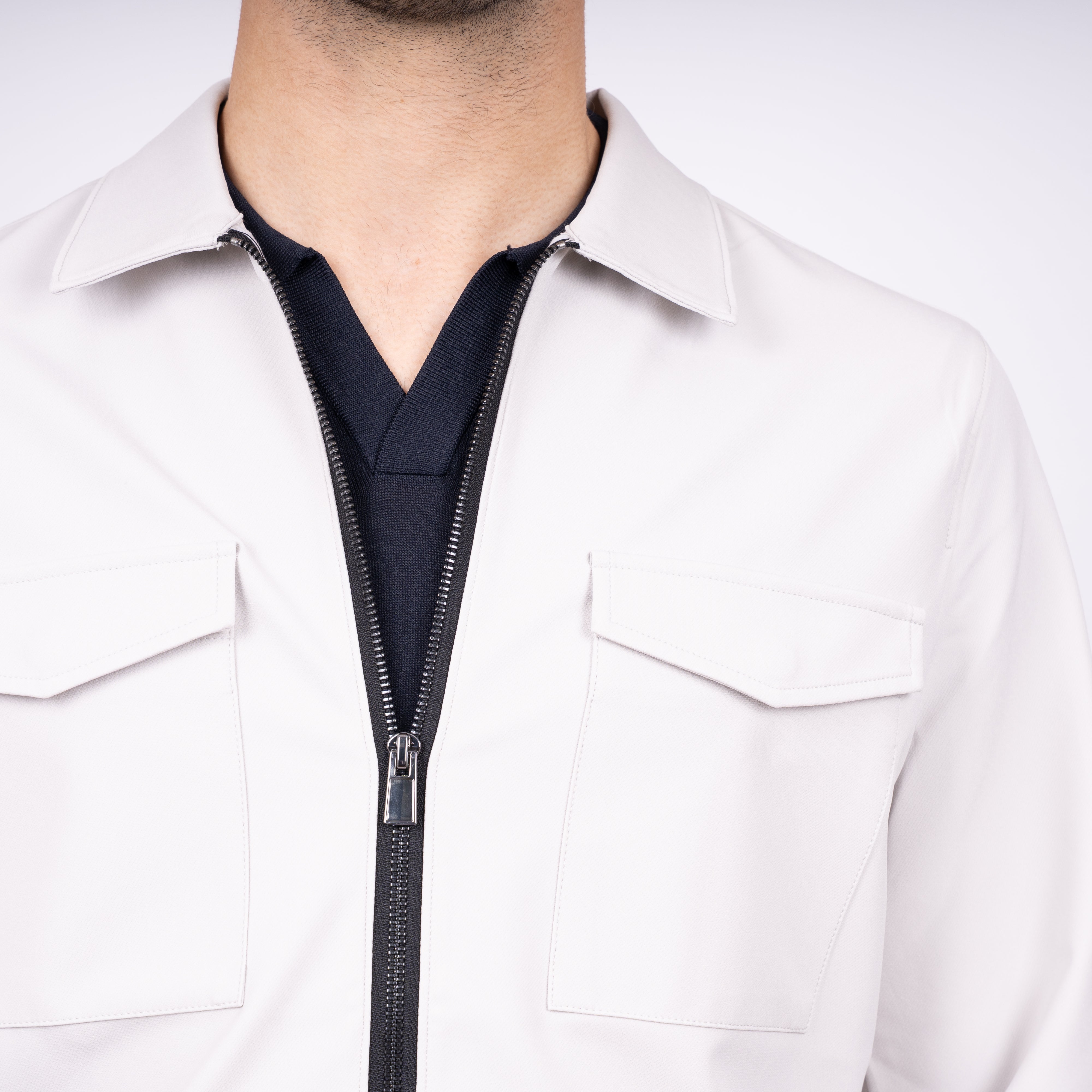 SEVEN DIALS Overshirt Grijs | Earlson