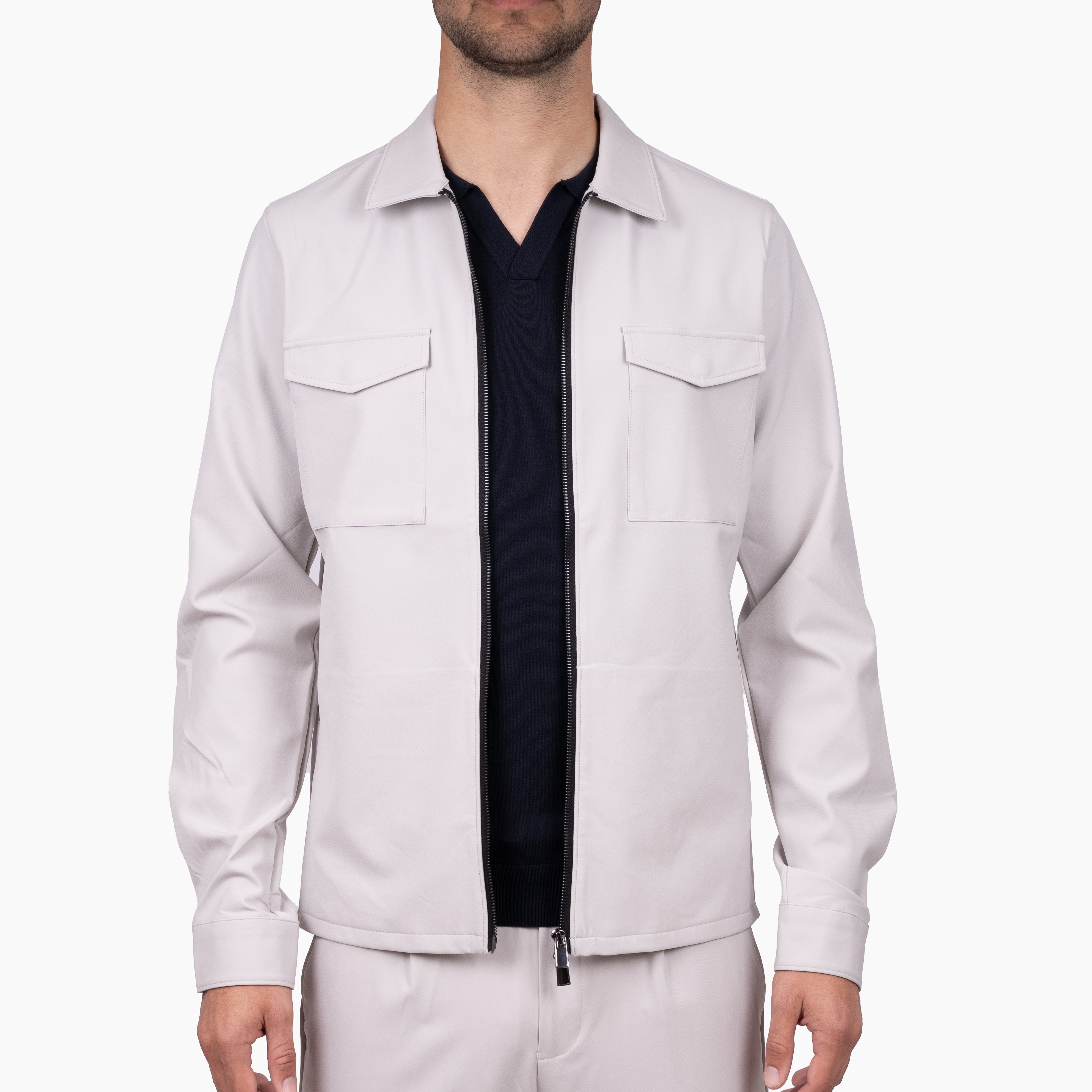 SEVEN DIALS Overshirt Grijs | Earlson