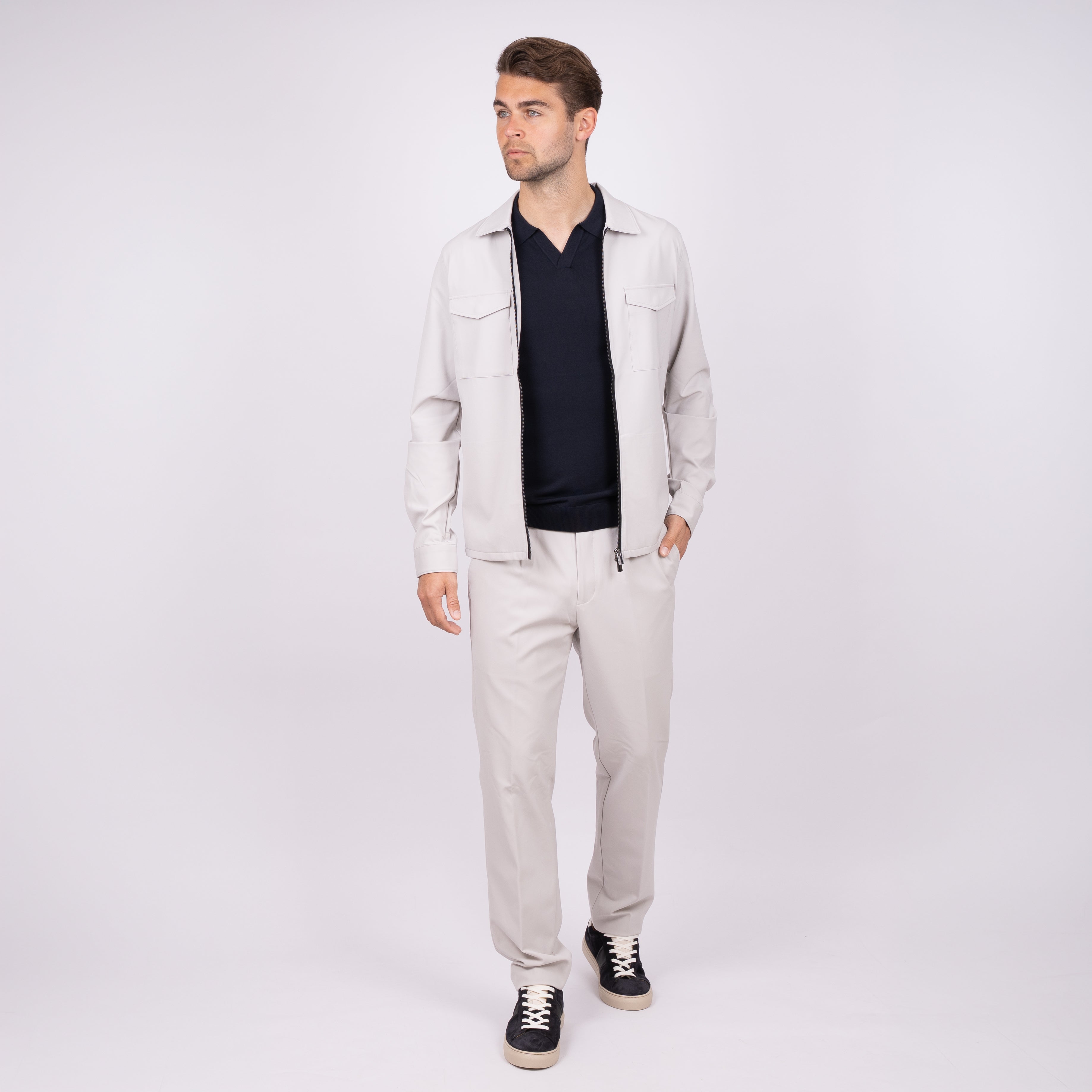 SEVEN DIALS Overshirt Grijs | Earlson