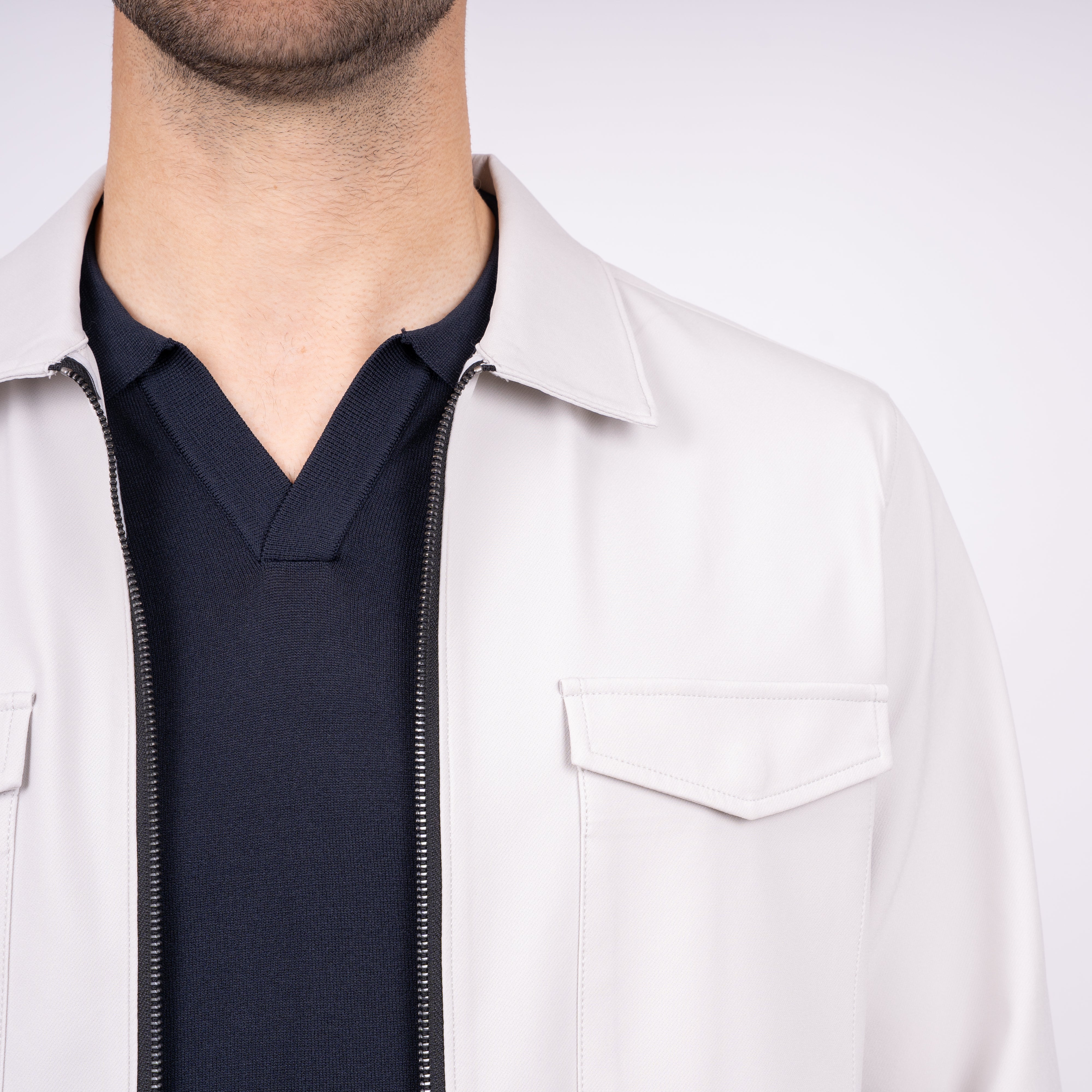 SEVEN DIALS Overshirt Grijs | Earlson