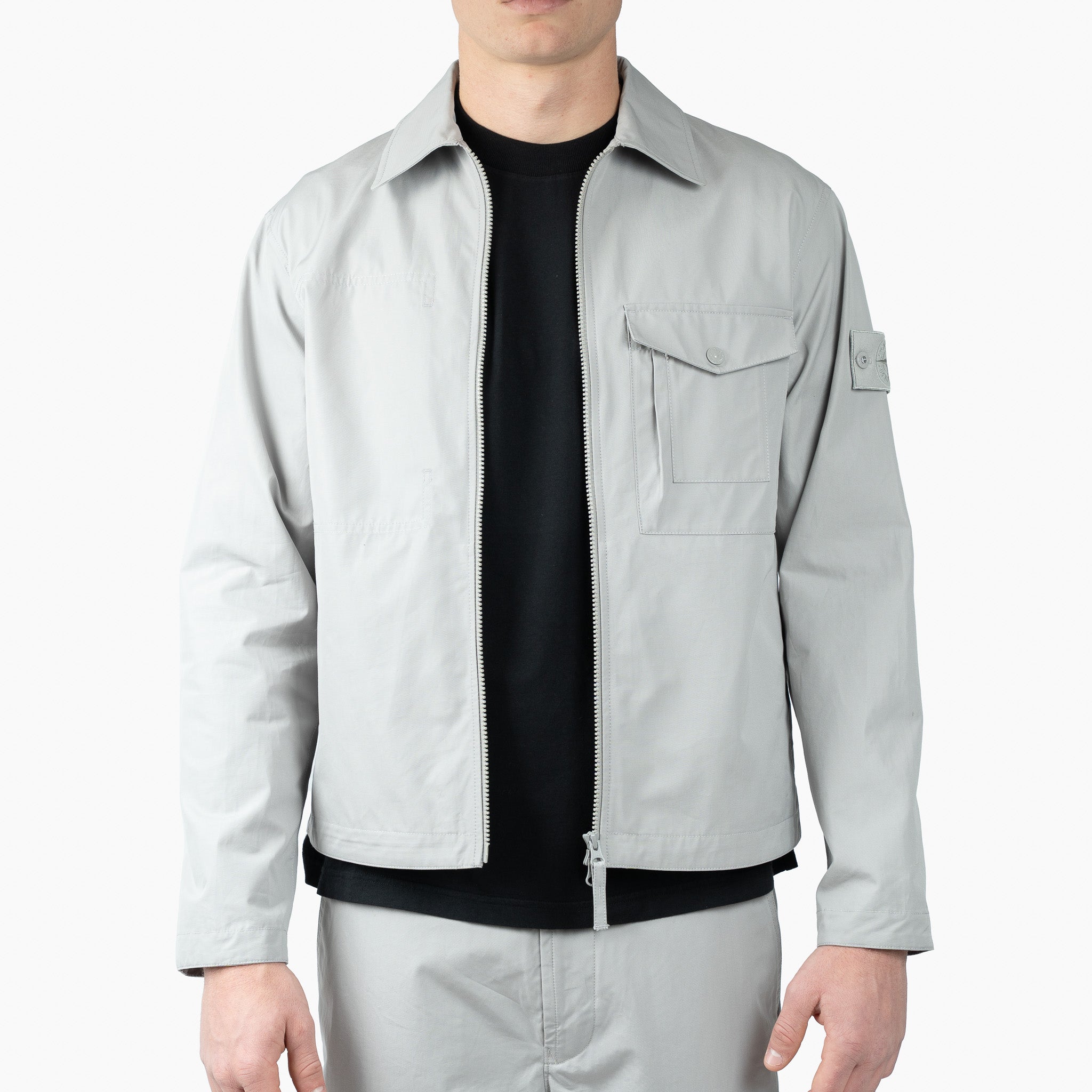 Stone Island Overshirt Grijs | Ghost