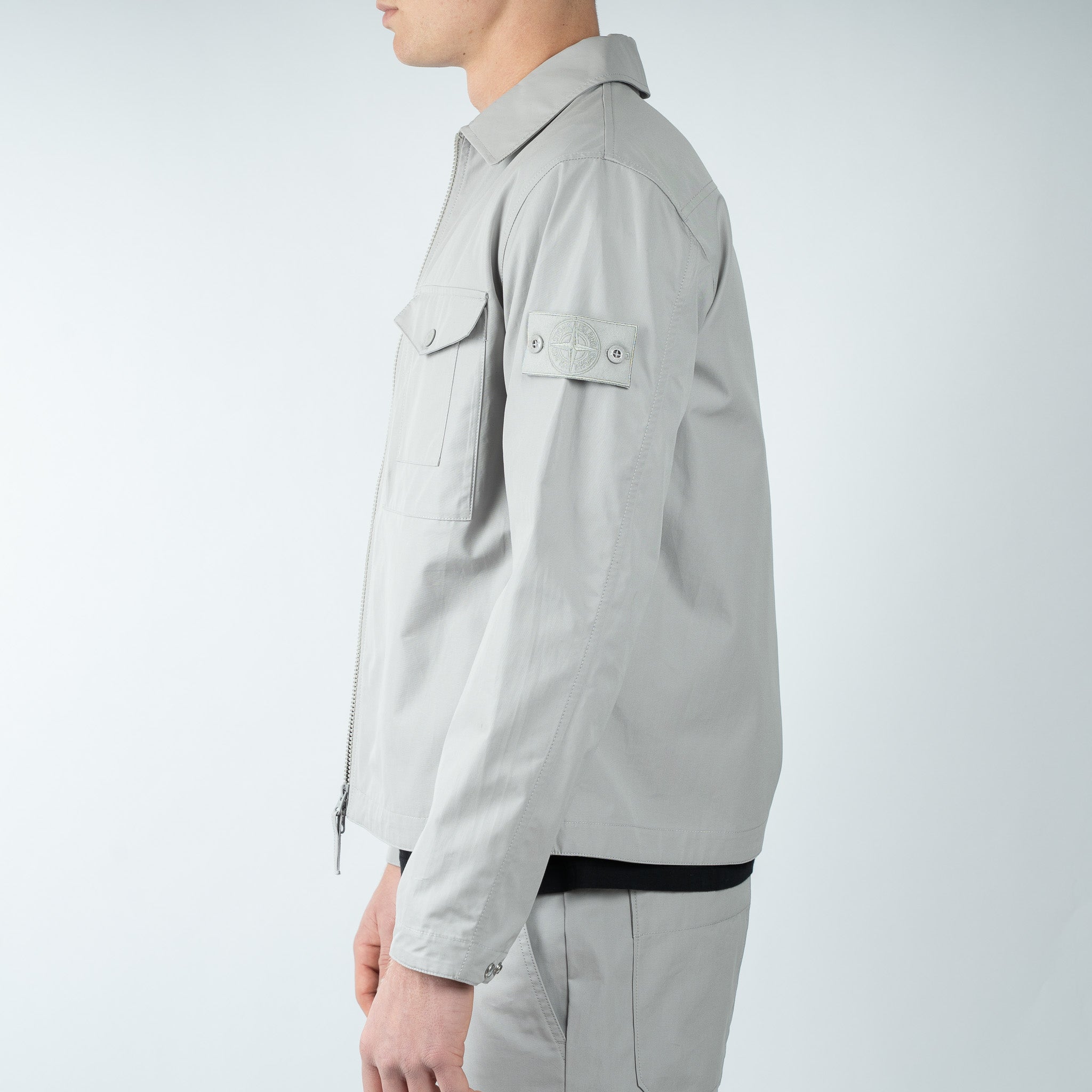 Stone Island Overshirt Grijs | Ghost