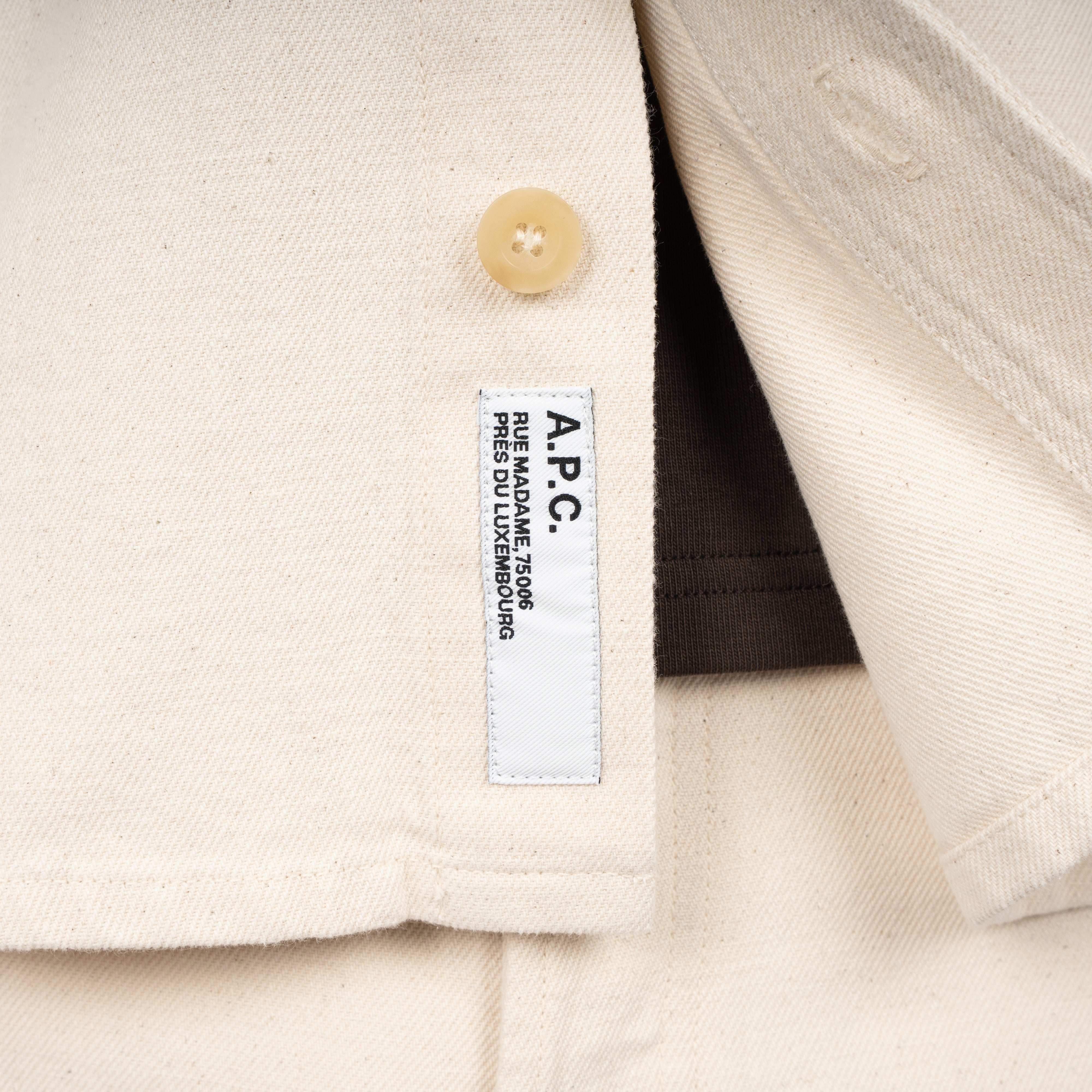 A.P.C. Overshirt Crème | Surchemise