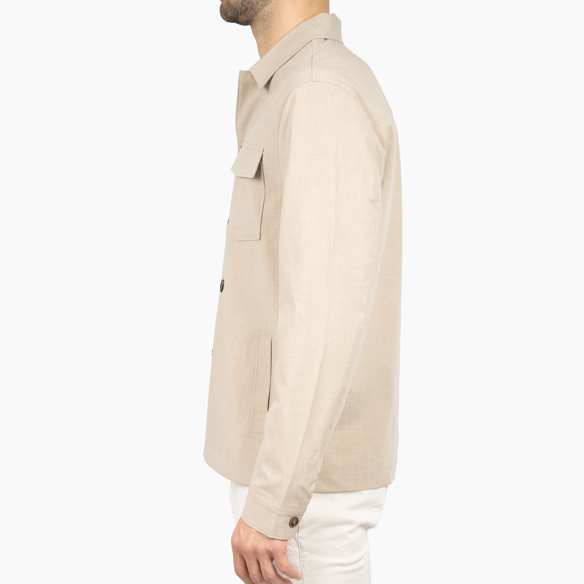 SEVEN DIALS Overshirt Beige | Ronan