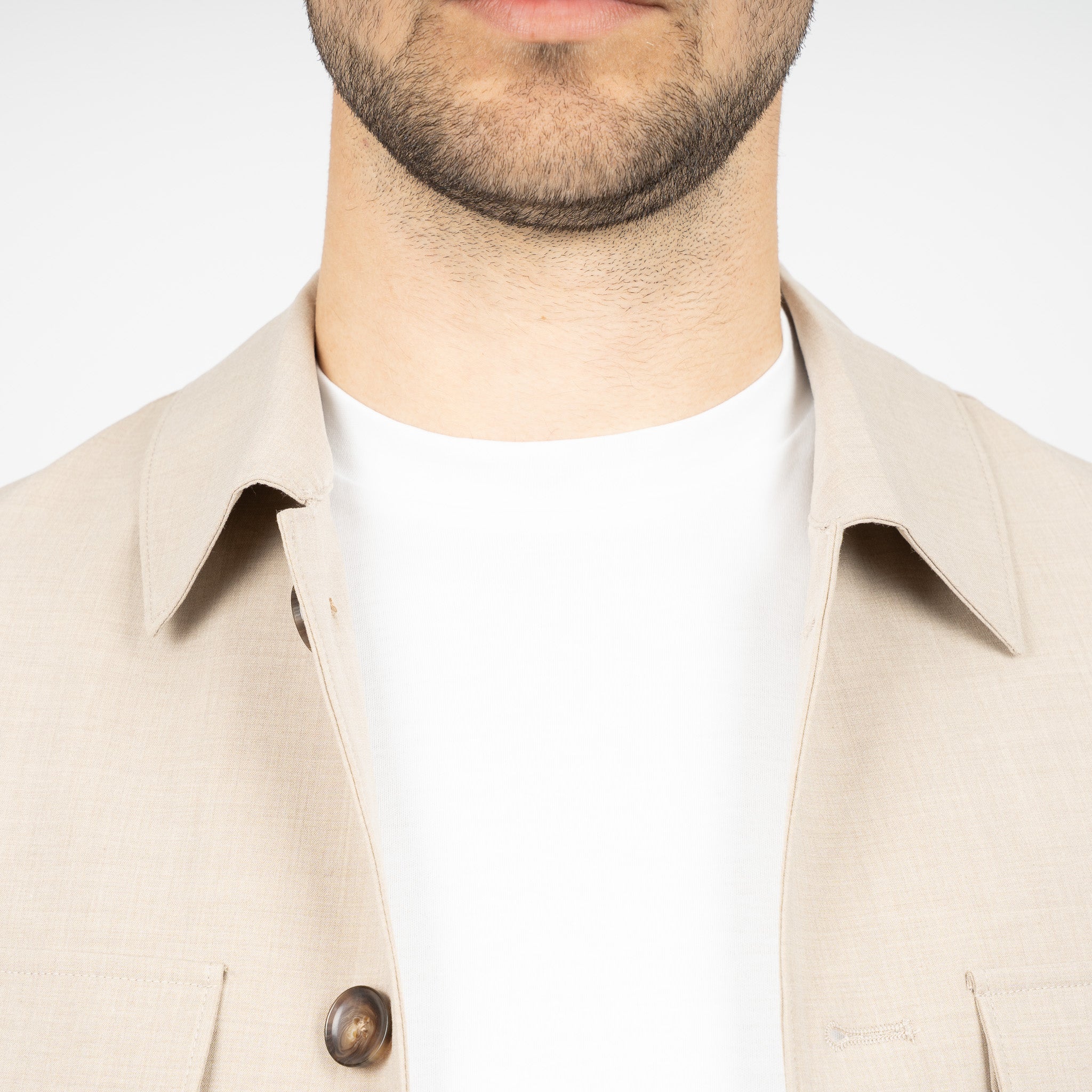 SEVEN DIALS Overshirt Beige | Ronan
