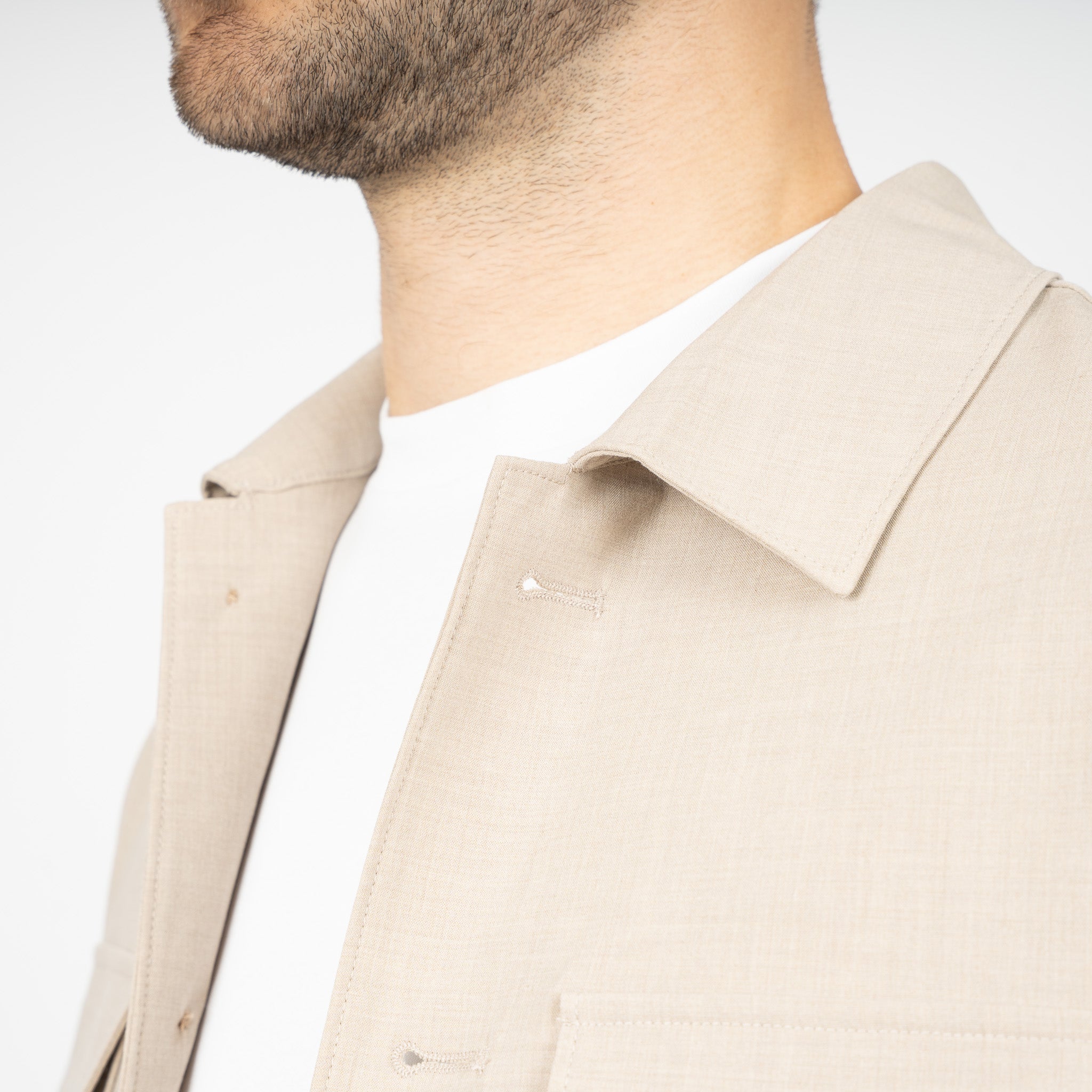 SEVEN DIALS Overshirt Beige | Ronan