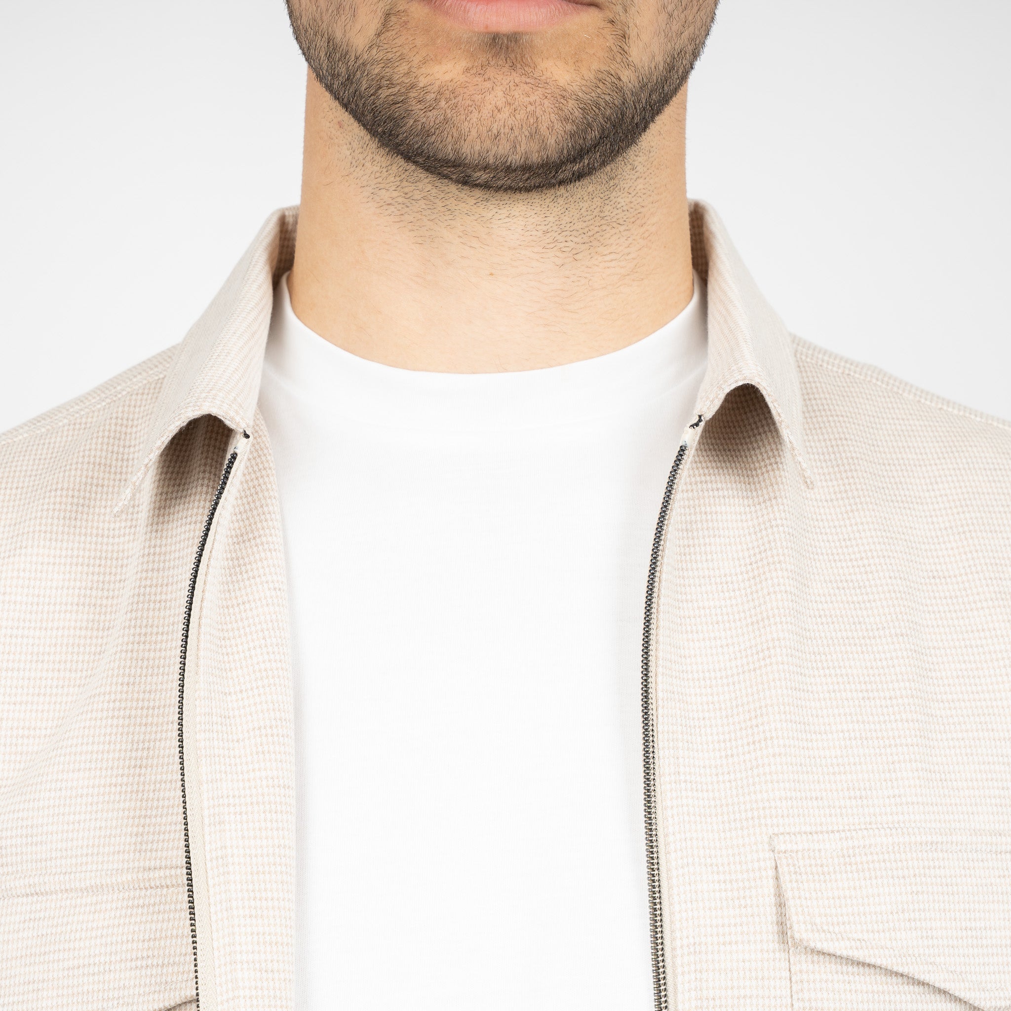 SEVEN DIALS Overshirt Beige | Earlson