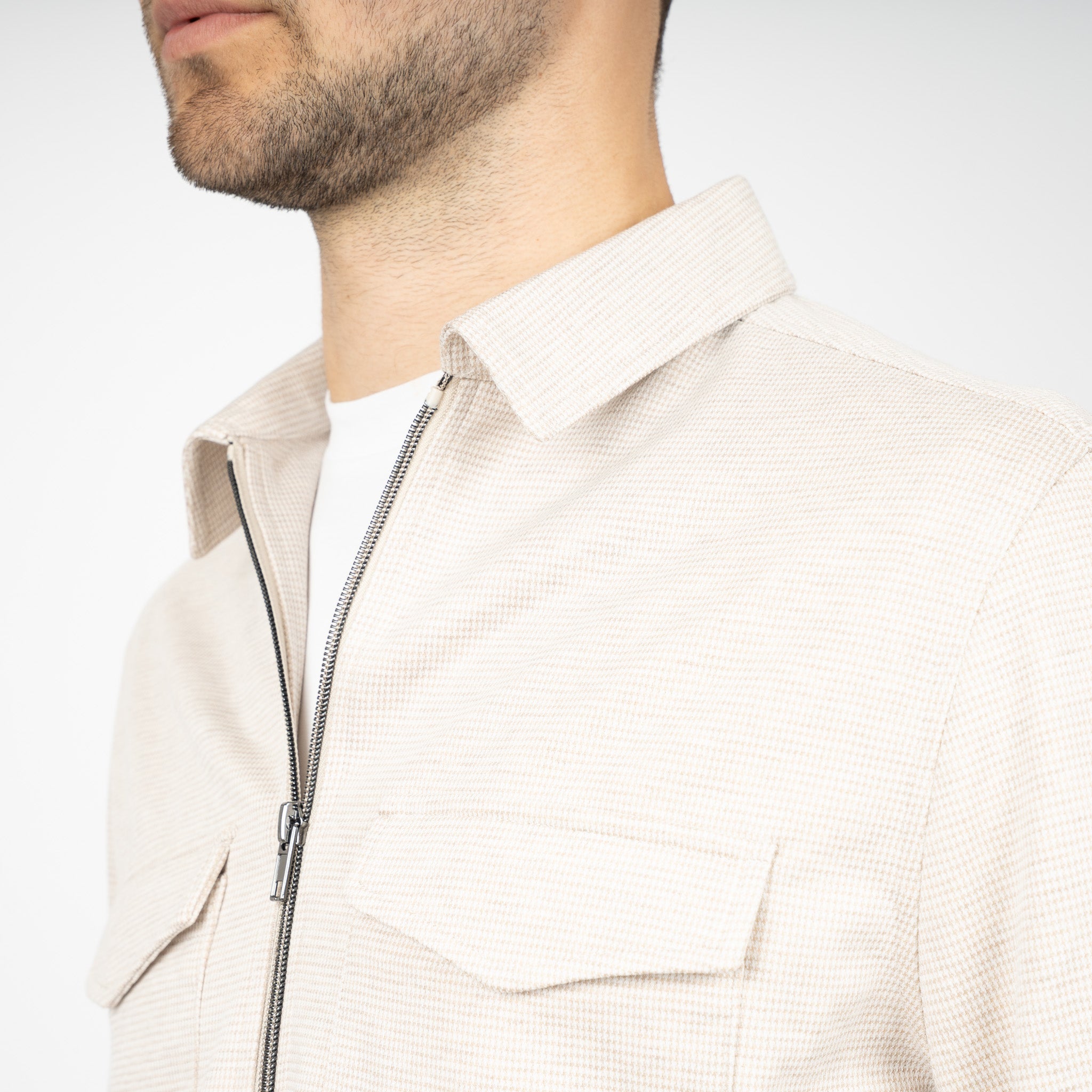 SEVEN DIALS Overshirt Beige | Earlson