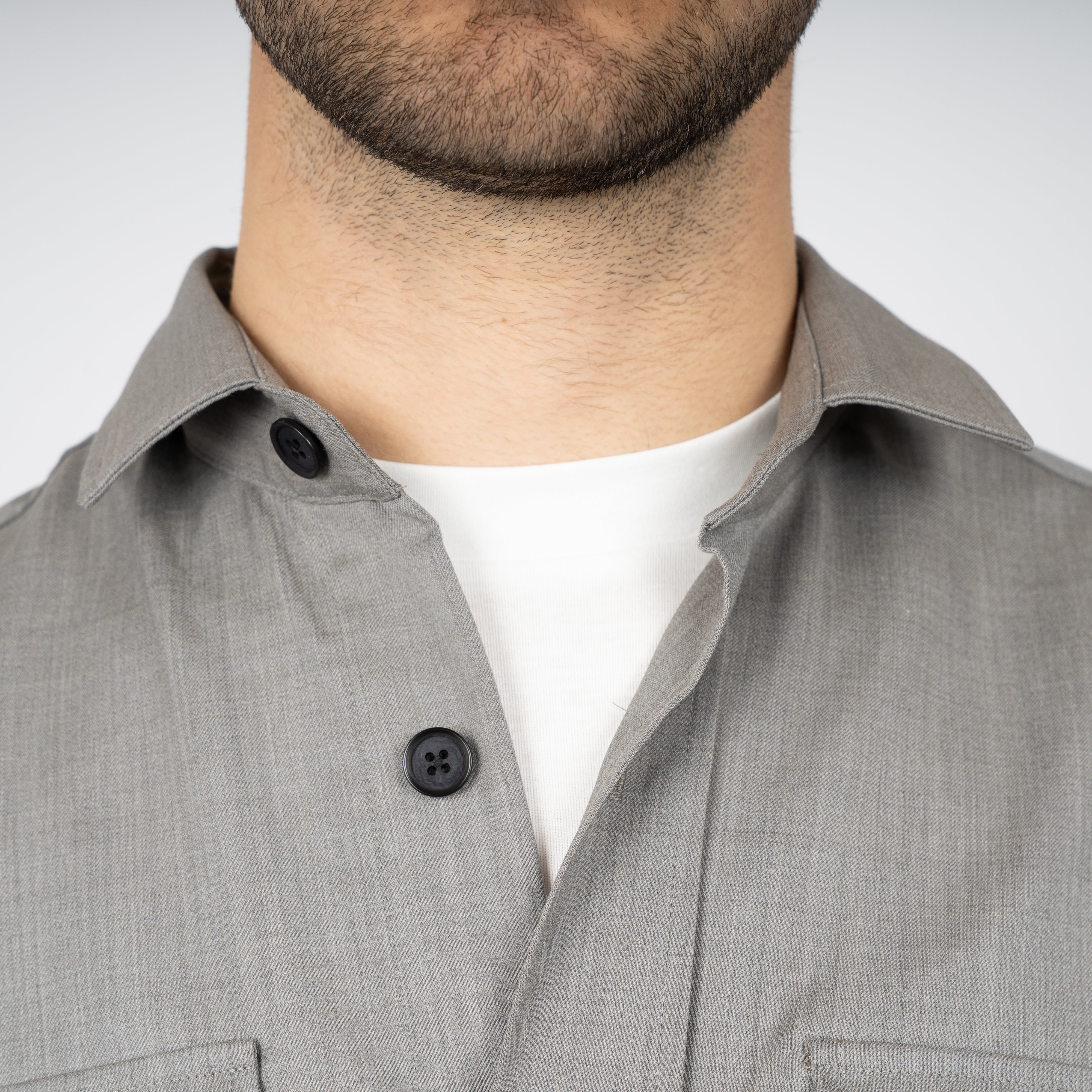 Genti Overshirt Beige | Marzotto B-Dynamic